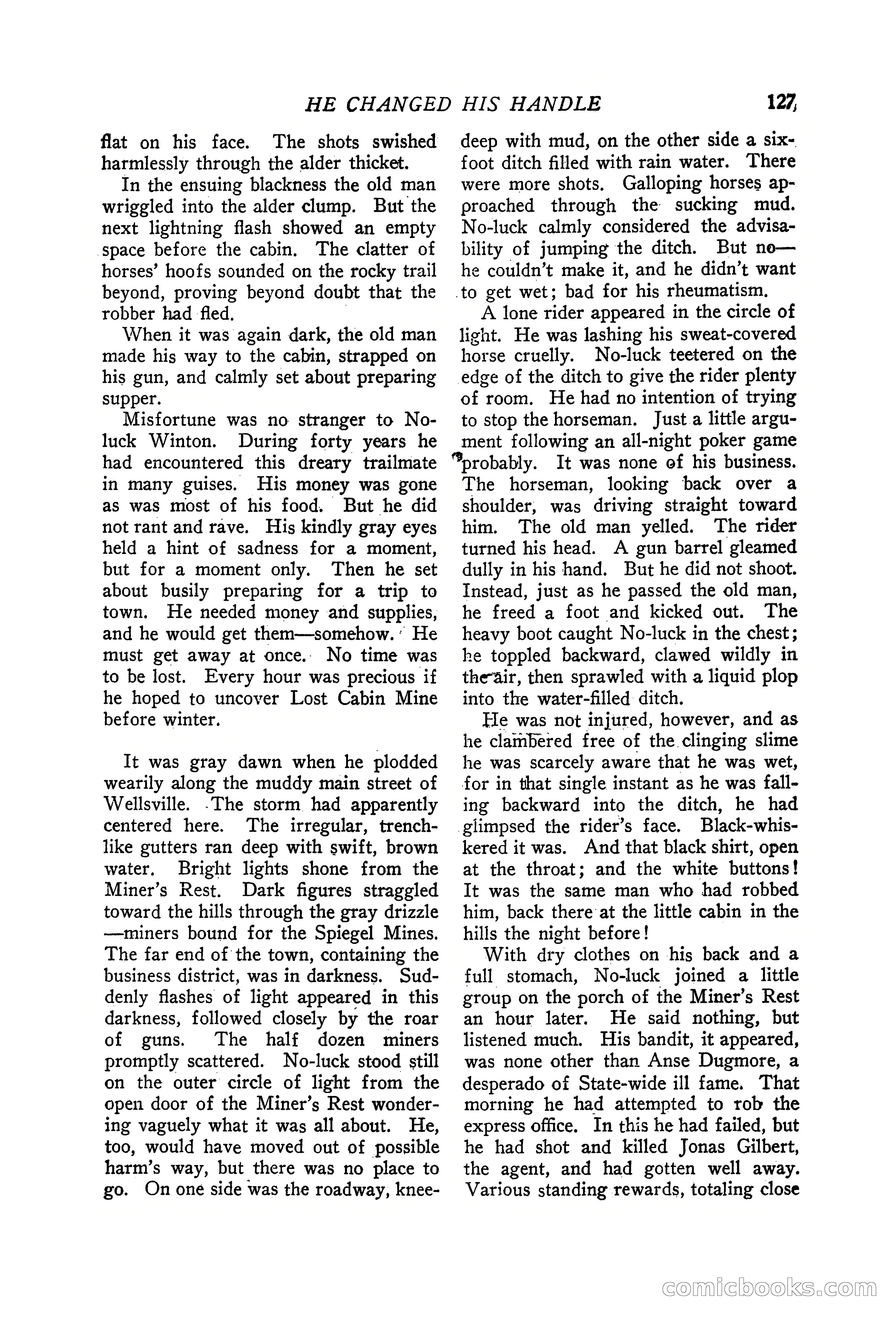Western Story Magazine, June 19, 1926 — page 129 of 148