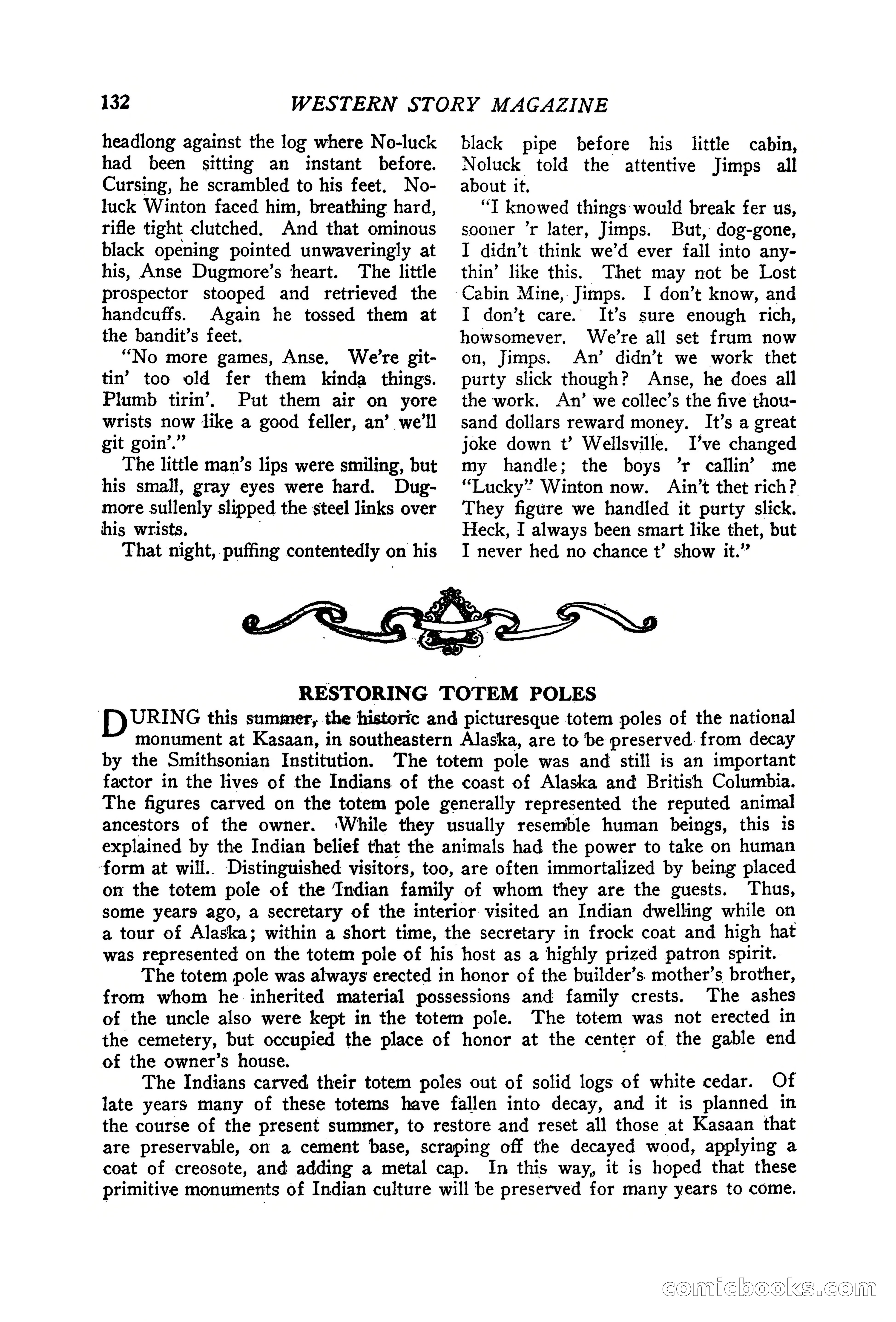 Western Story Magazine, June 19, 1926 — page 134 of 148