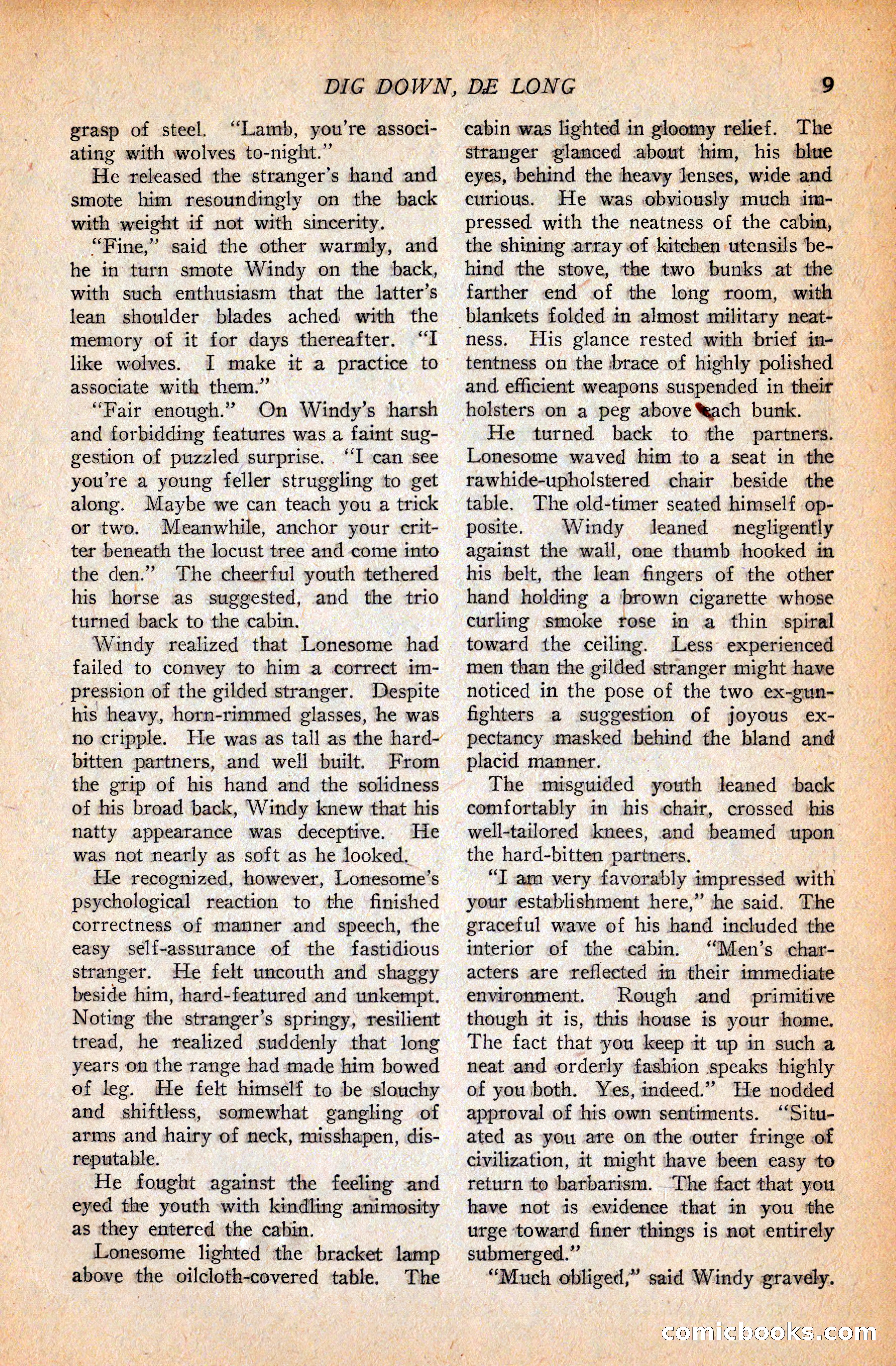 Western Story Magazine, September 11, 1926 — page 11 of 148