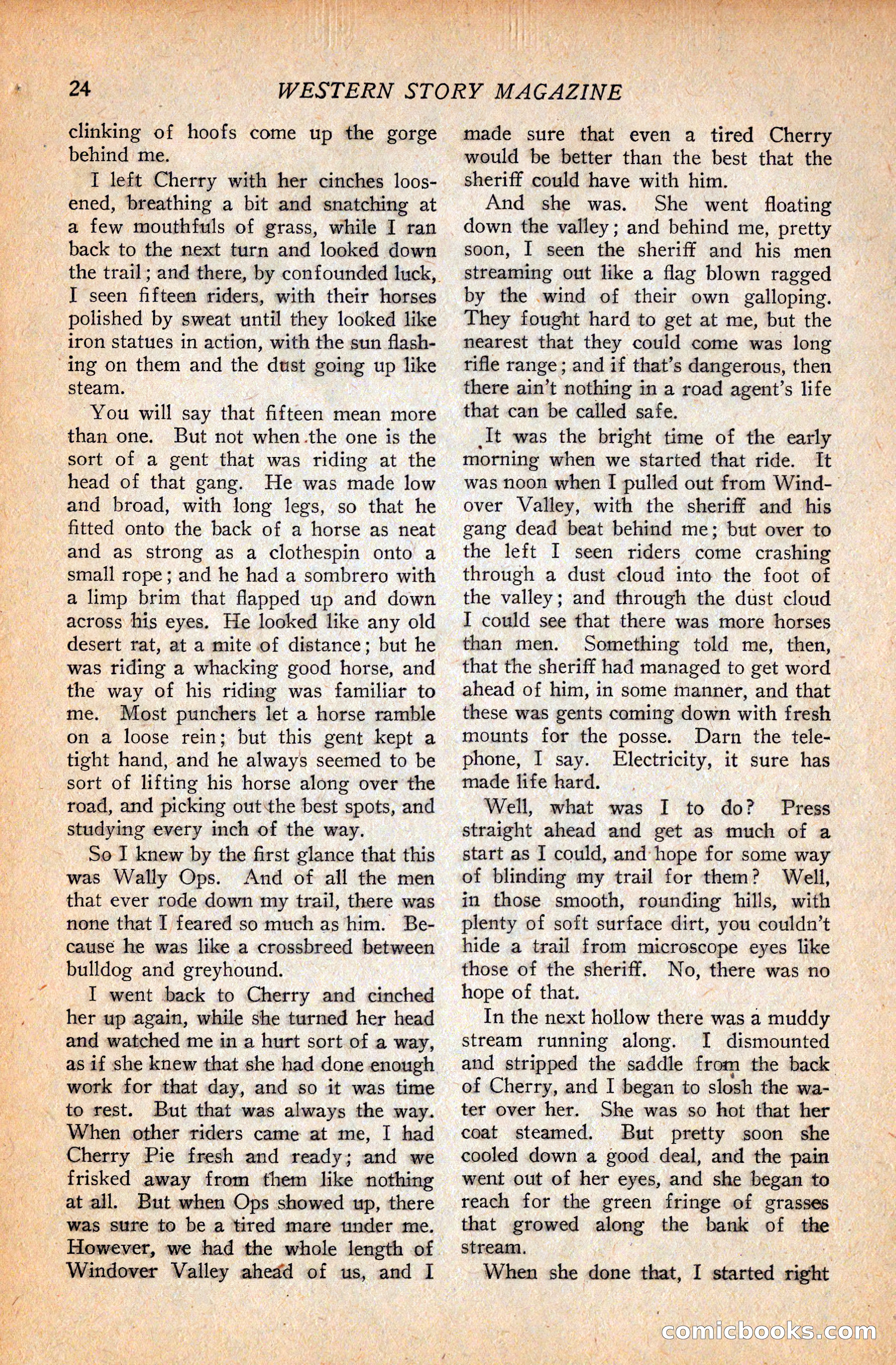 Western Story Magazine, September 11, 1926 — page 26 of 148