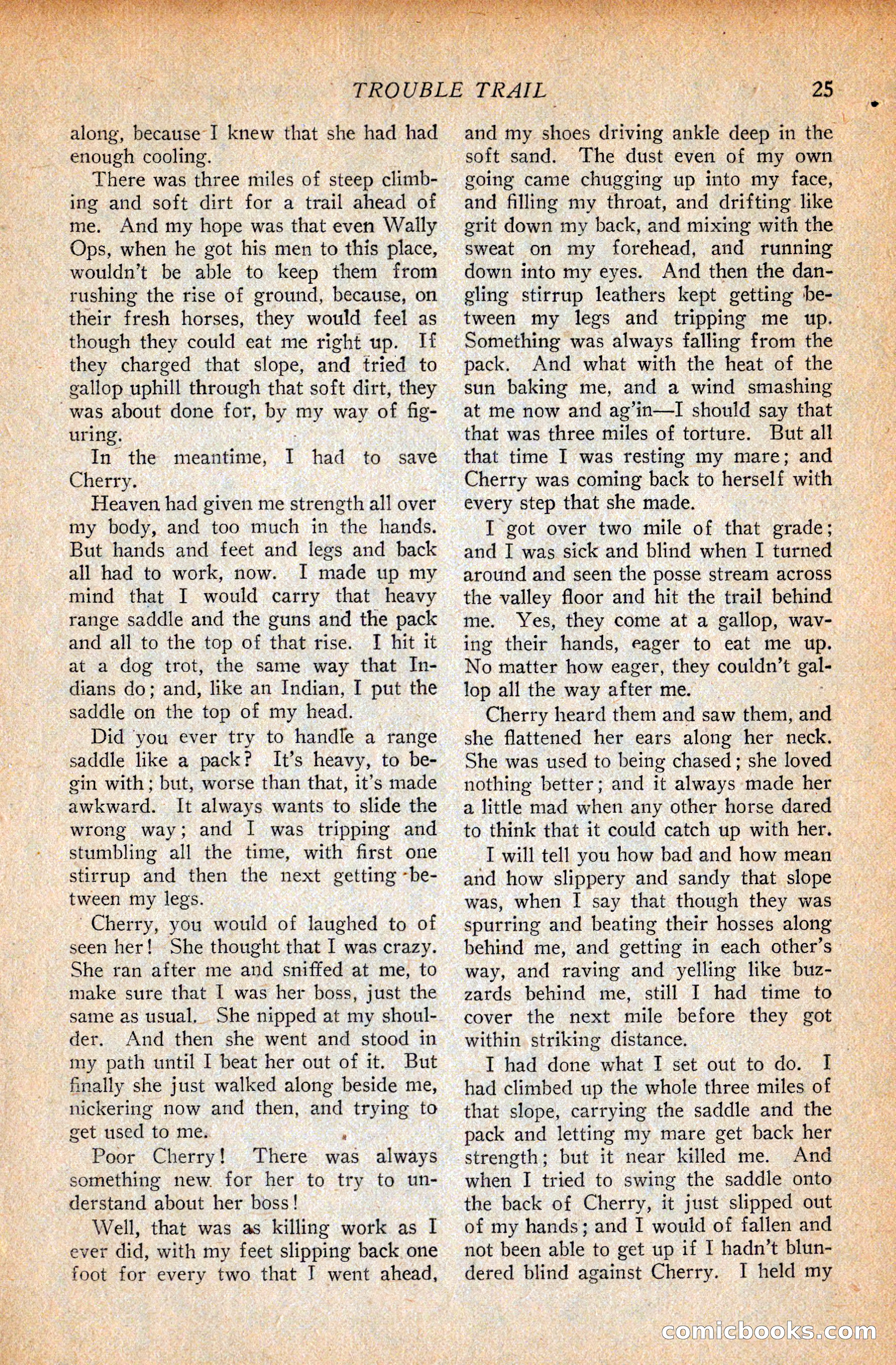 Western Story Magazine, September 11, 1926 — page 27 of 148