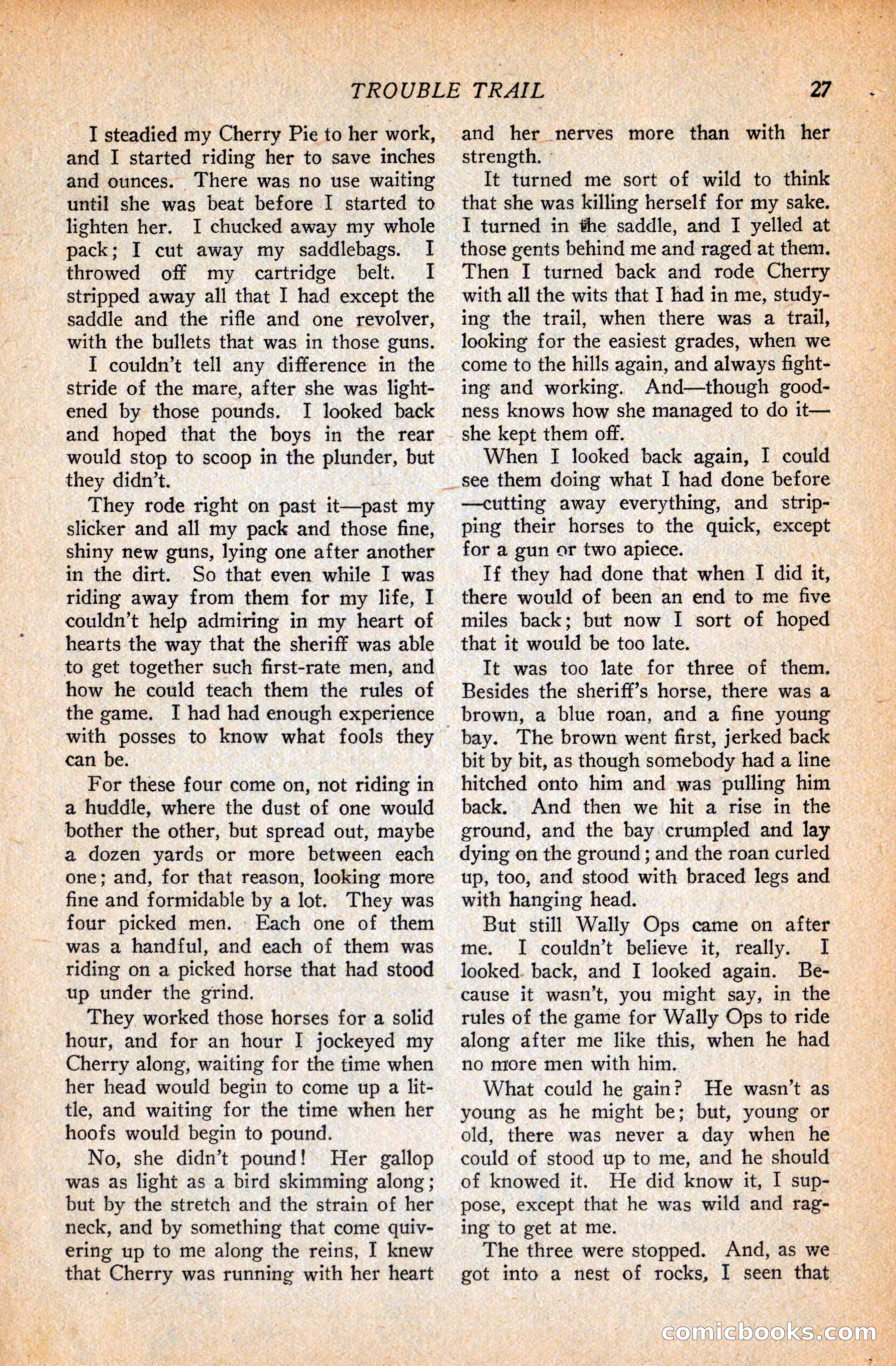 Western Story Magazine, September 11, 1926 — page 29 of 148
