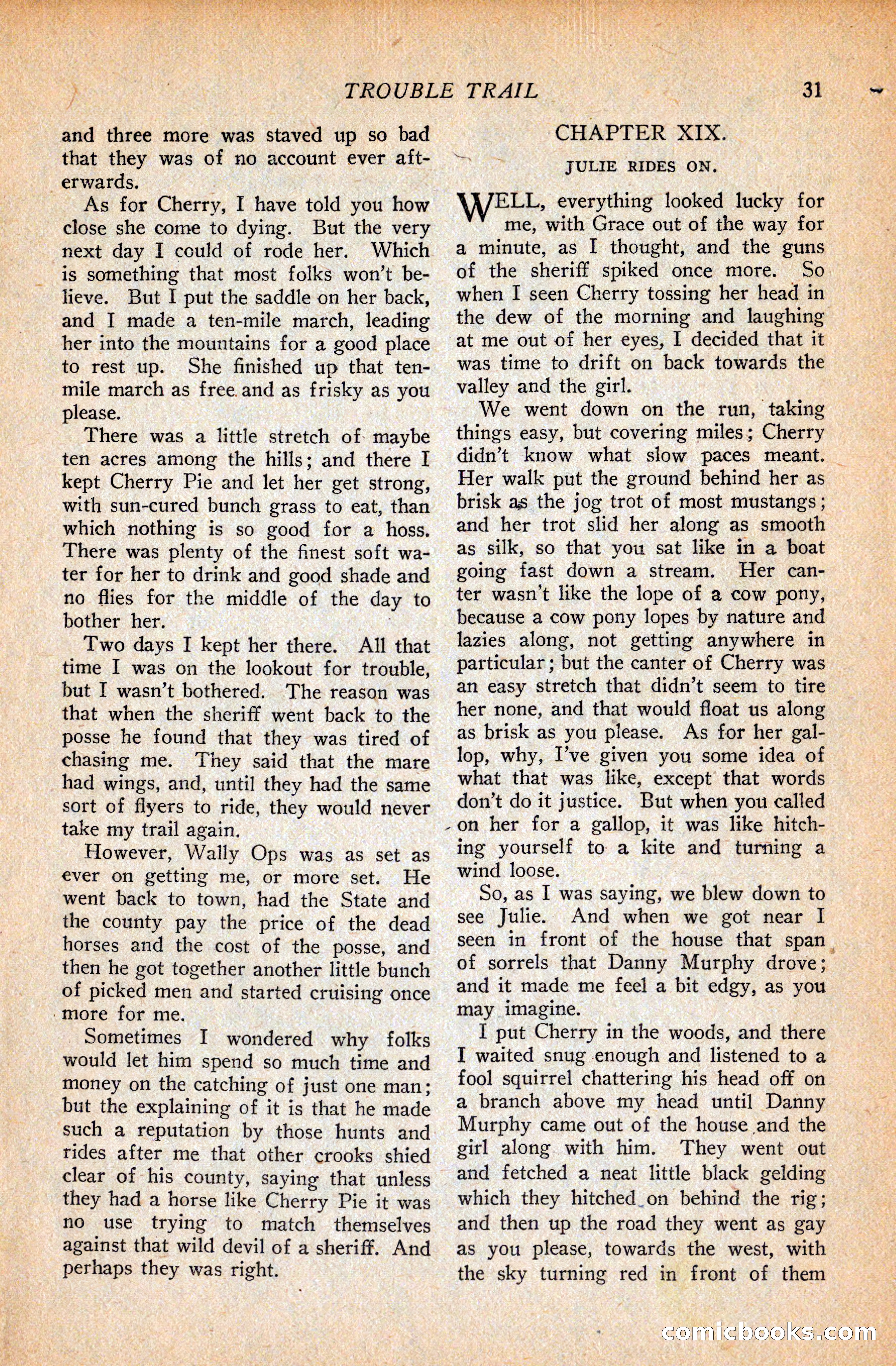 Western Story Magazine, September 11, 1926 — page 33 of 148