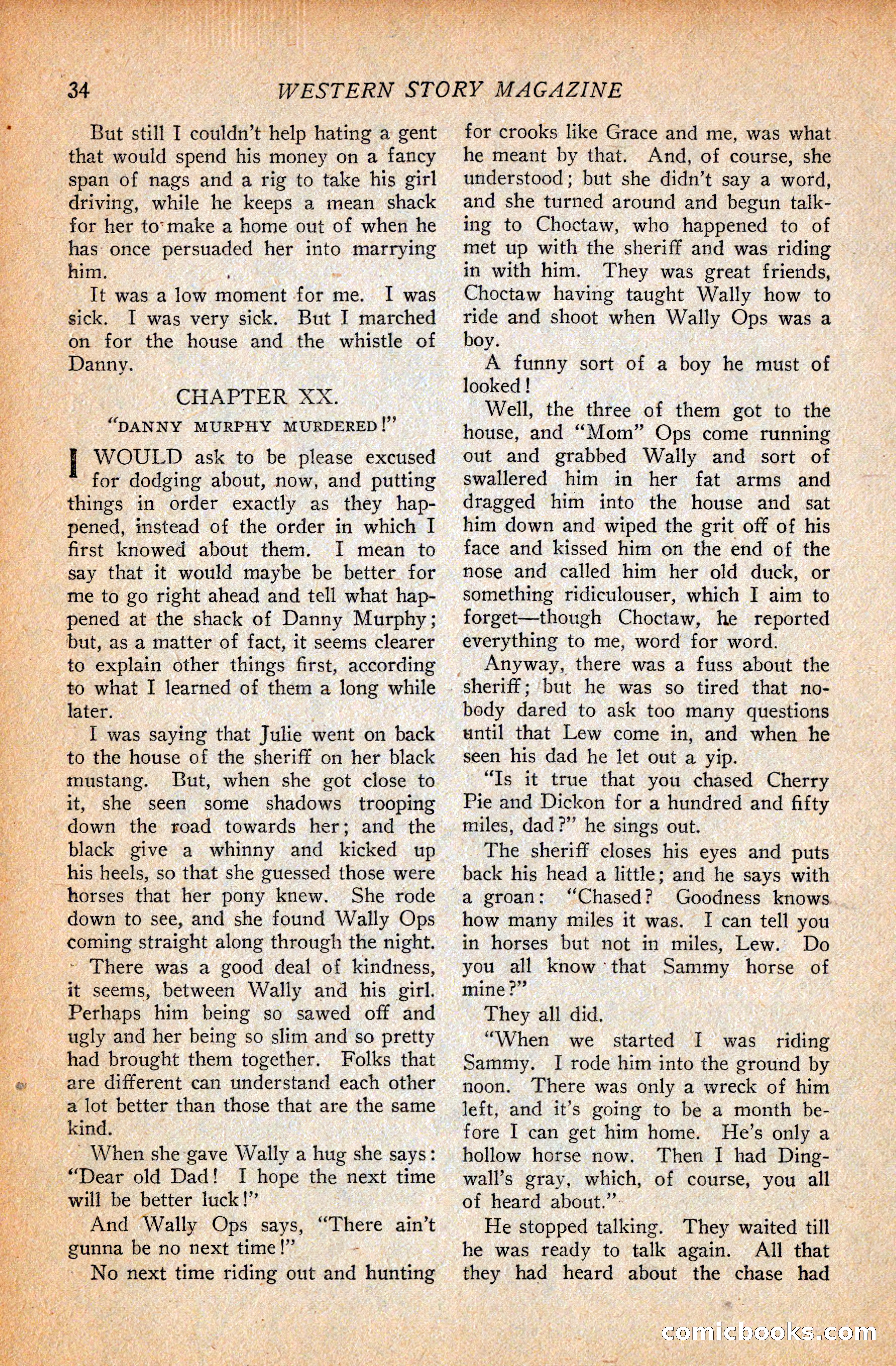 Western Story Magazine, September 11, 1926 — page 36 of 148