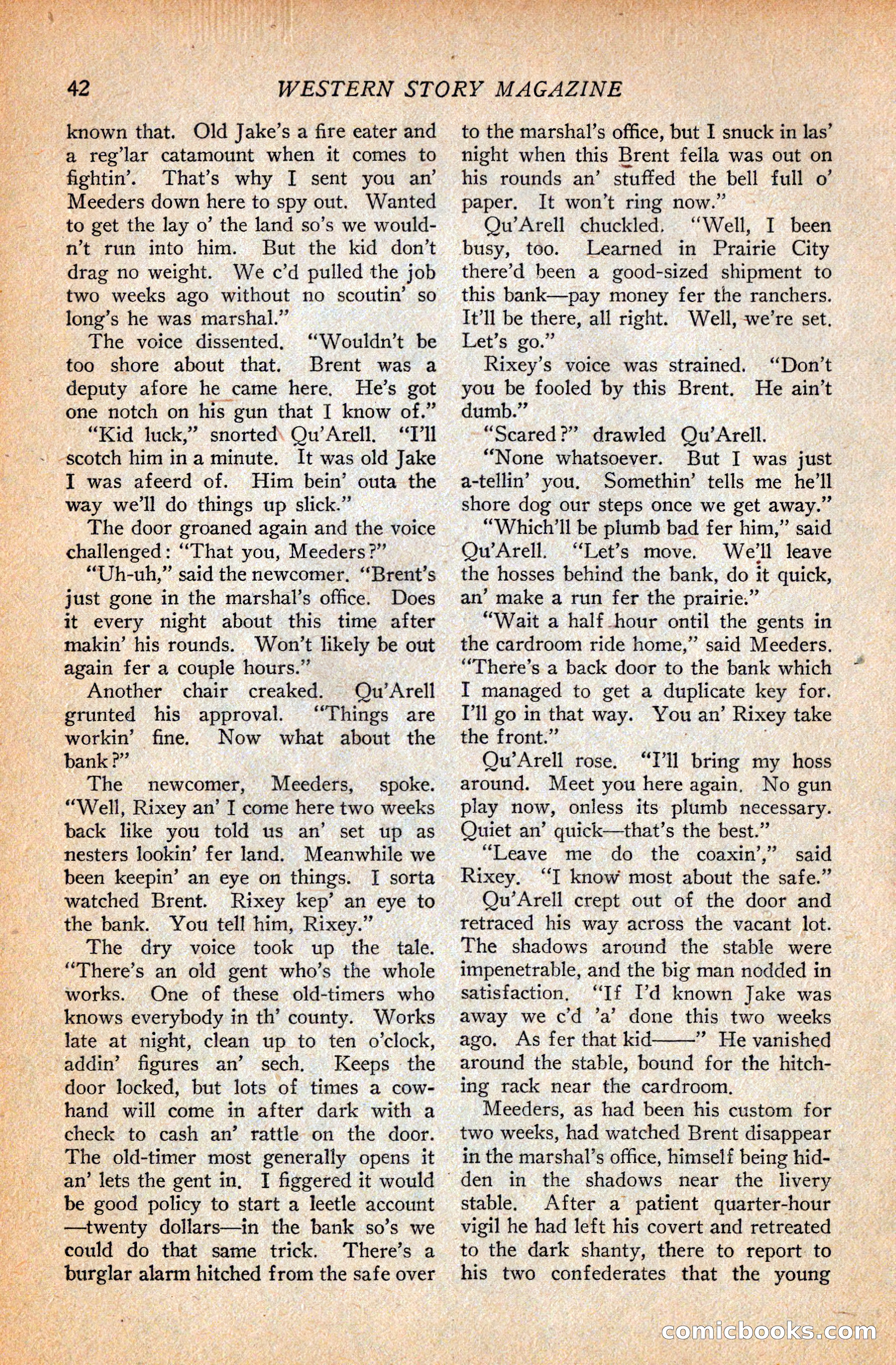 Western Story Magazine, September 11, 1926 — page 44 of 148