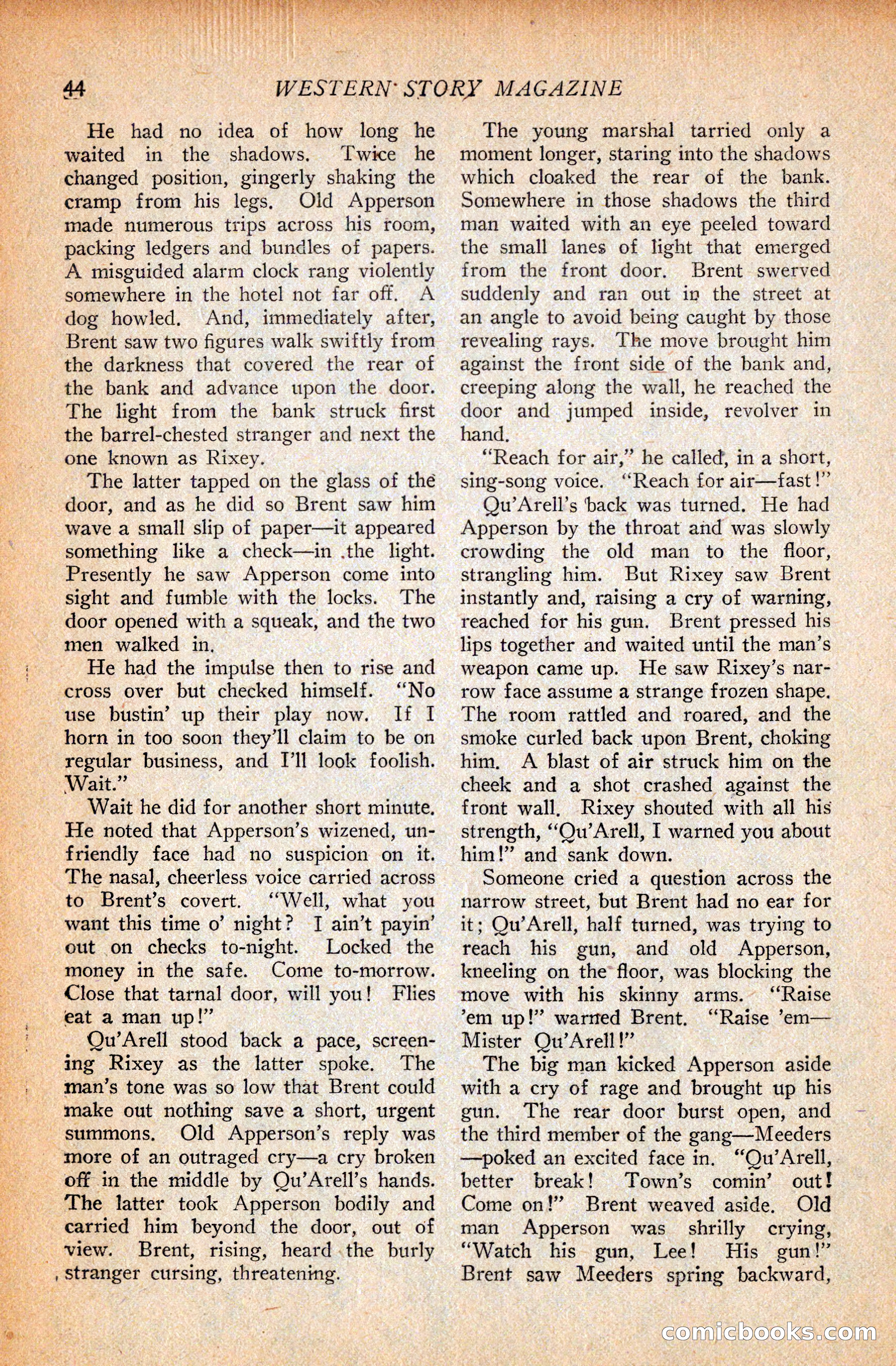 Western Story Magazine, September 11, 1926 — page 46 of 148