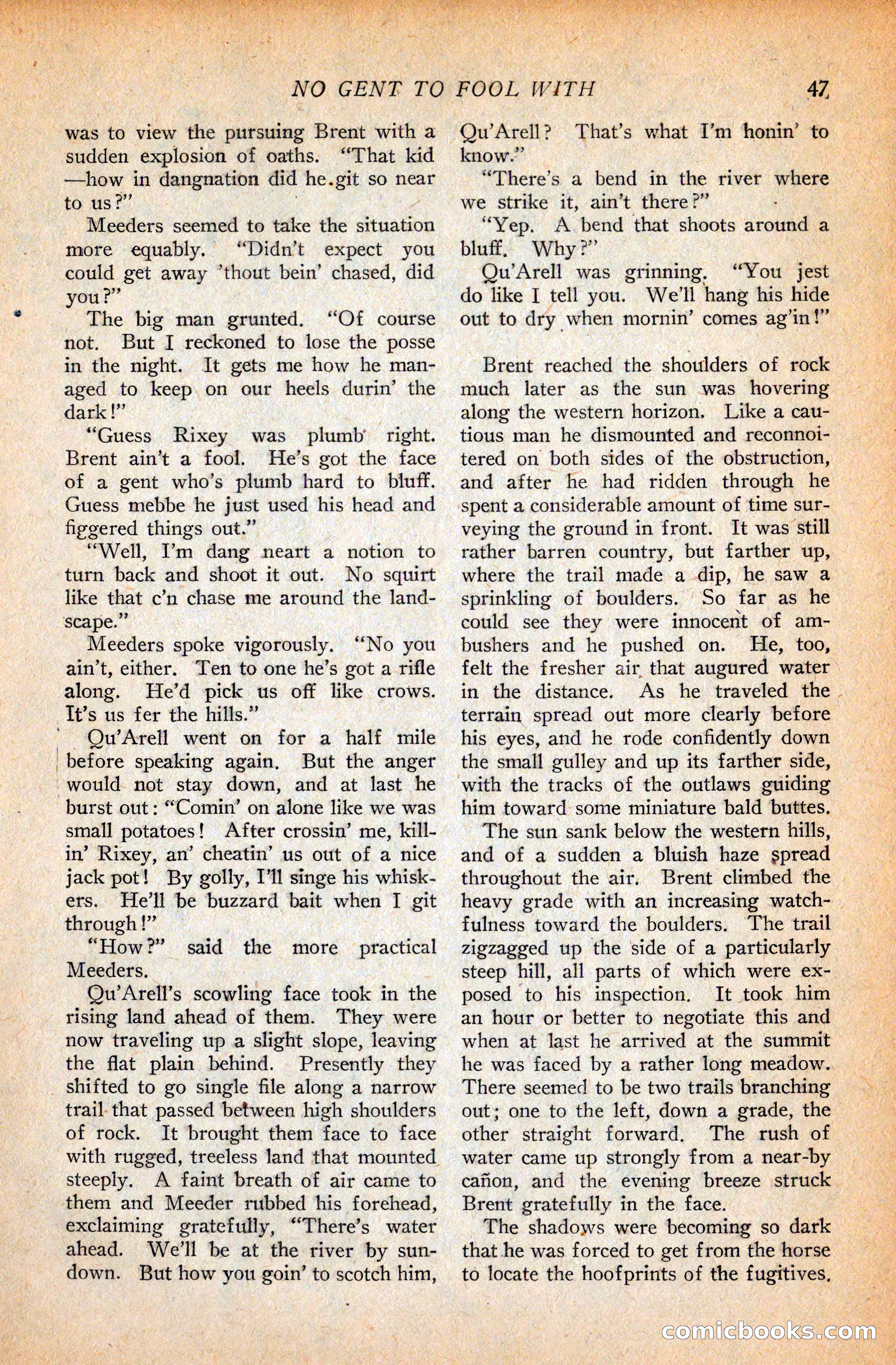 Western Story Magazine, September 11, 1926 — page 49 of 148