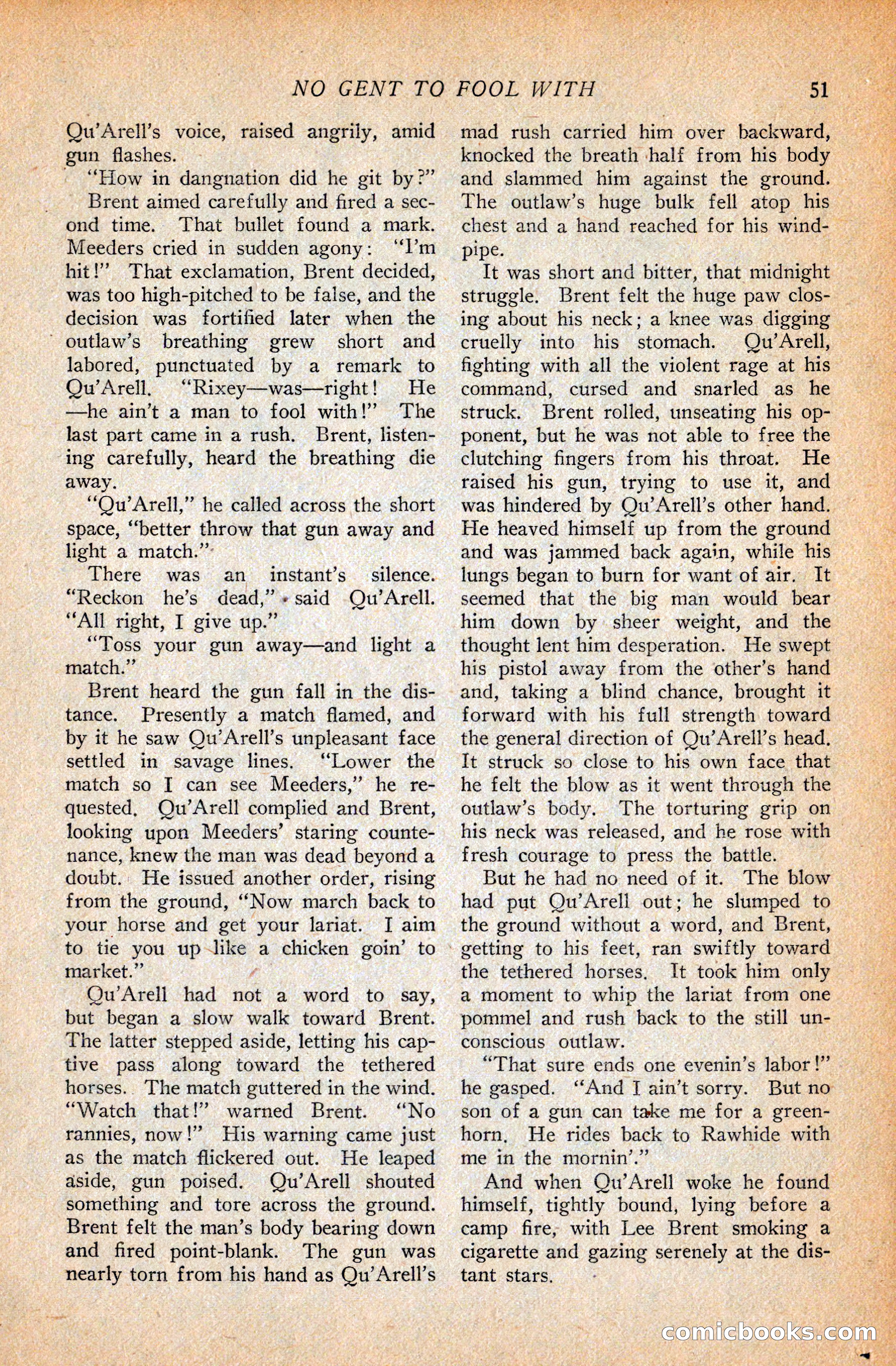 Western Story Magazine, September 11, 1926 — page 53 of 148