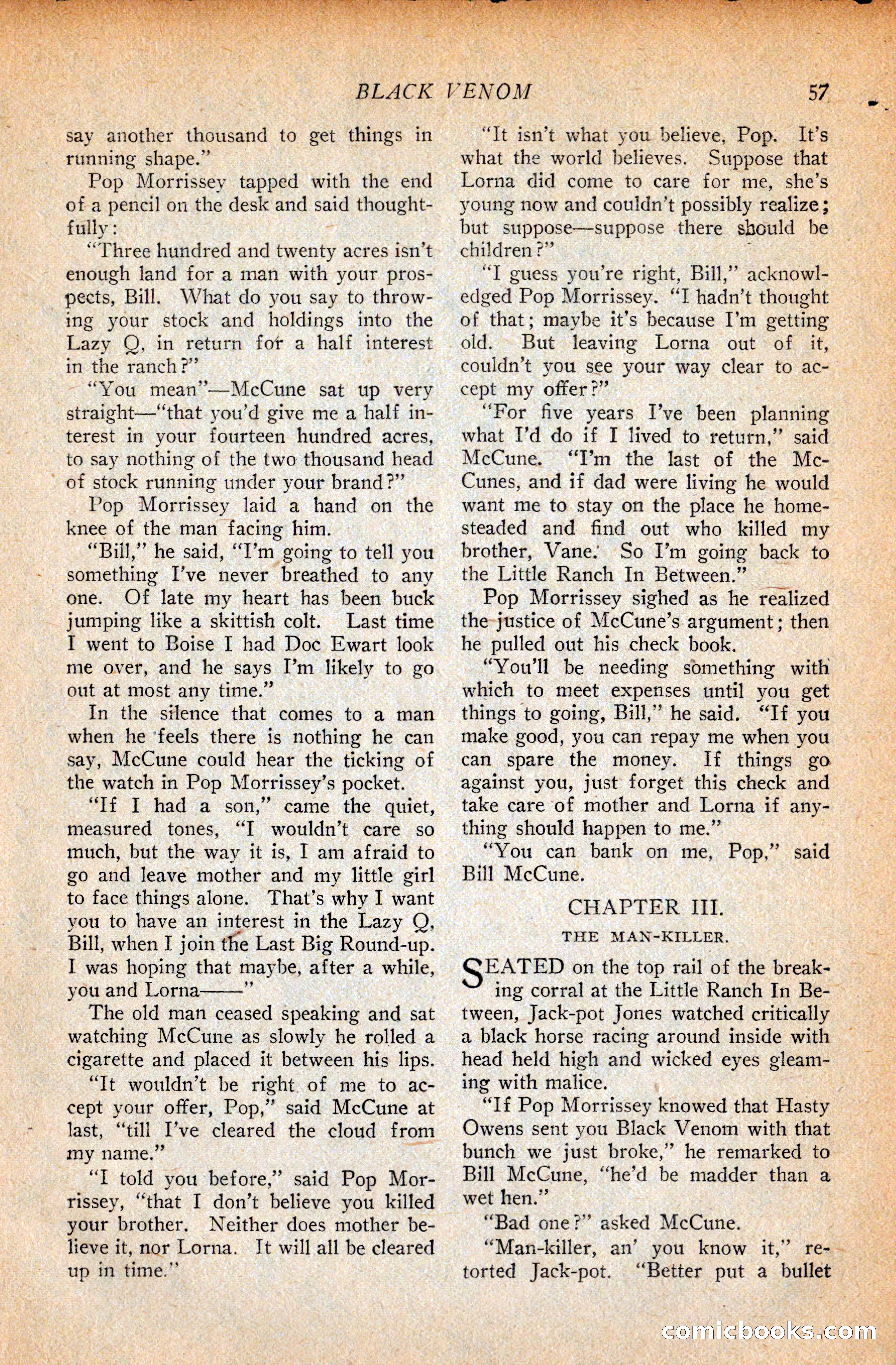 Western Story Magazine, September 11, 1926 — page 59 of 148
