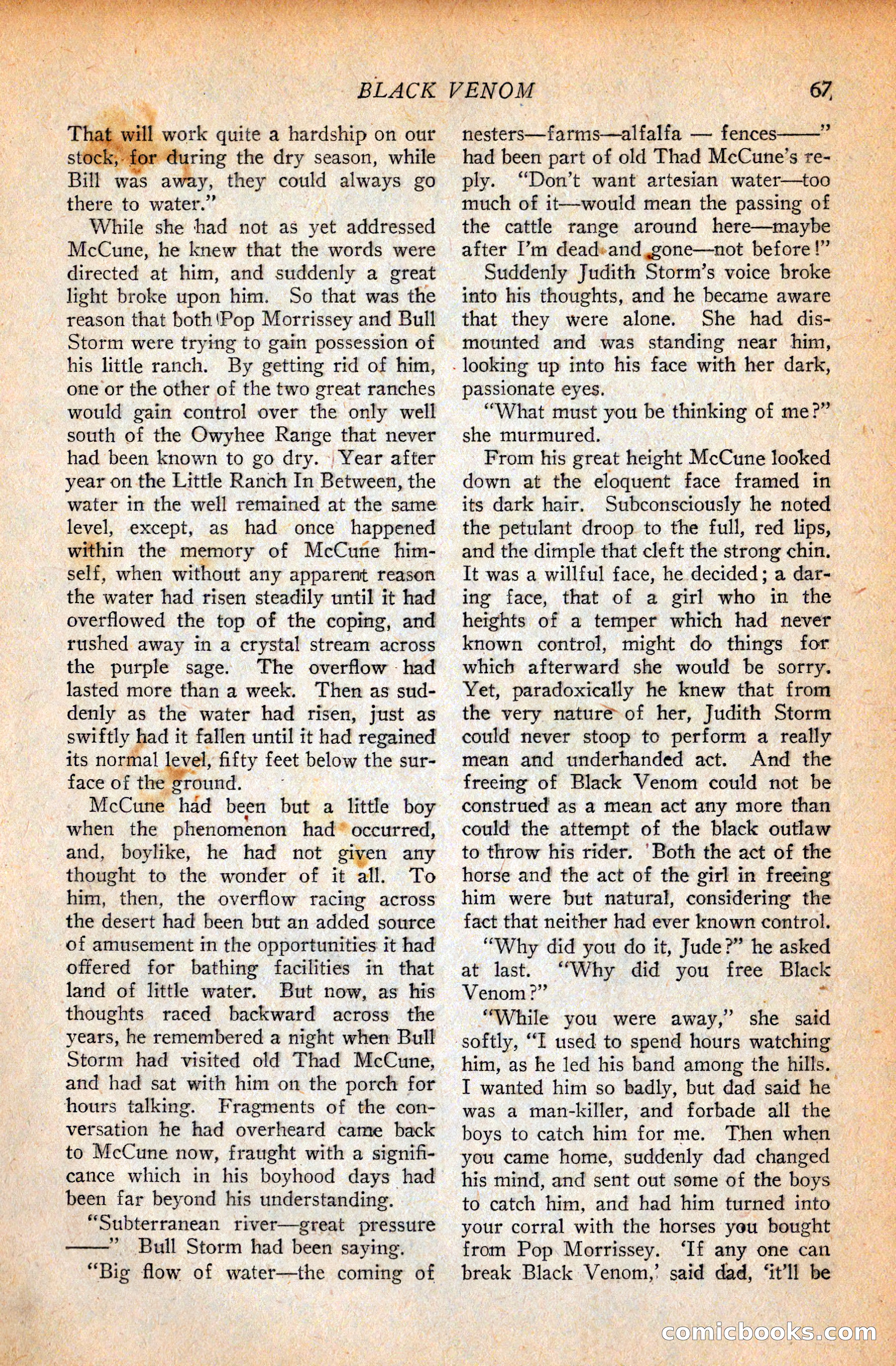 Western Story Magazine, September 11, 1926 — page 69 of 148