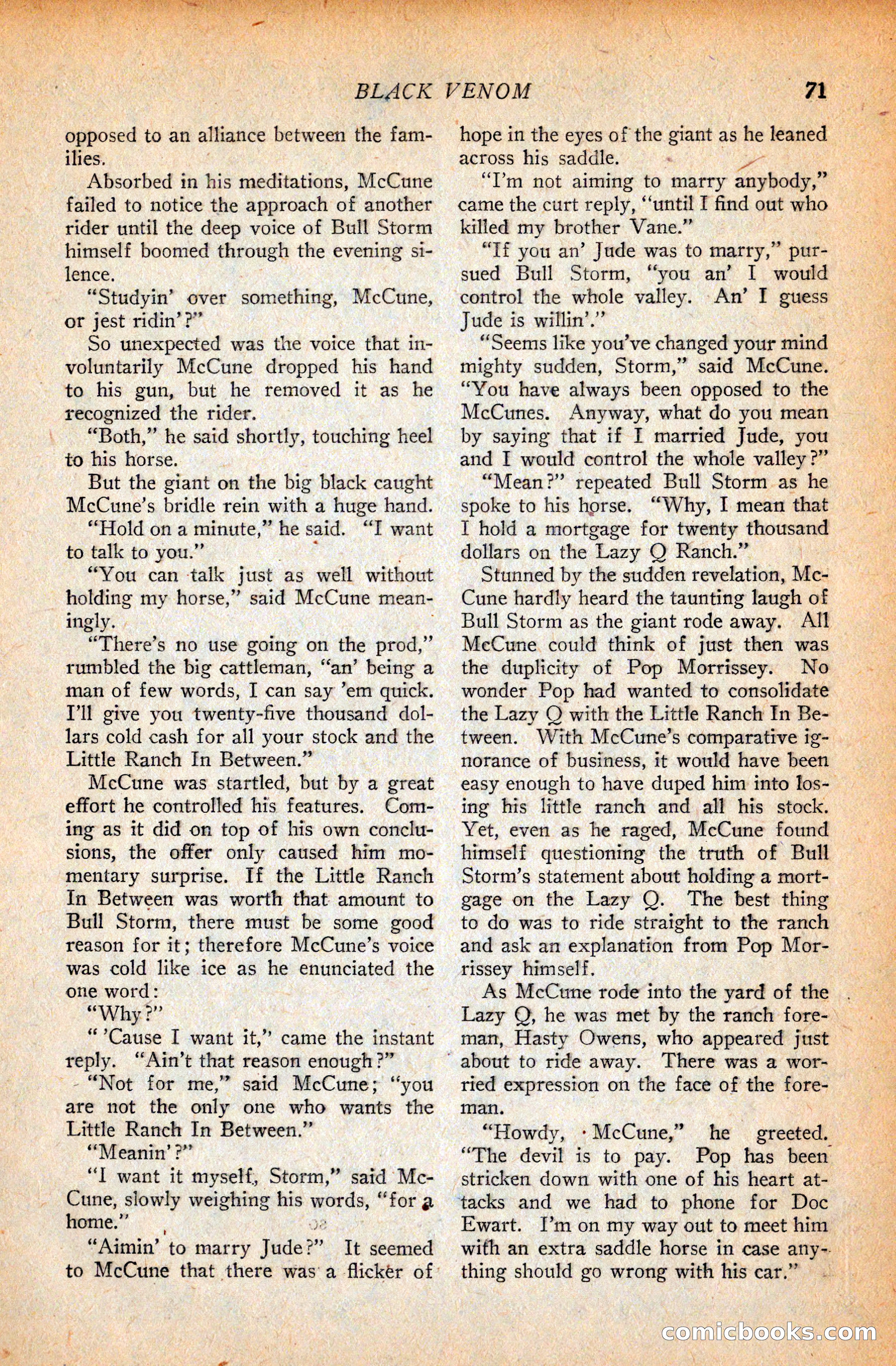 Western Story Magazine, September 11, 1926 — page 73 of 148