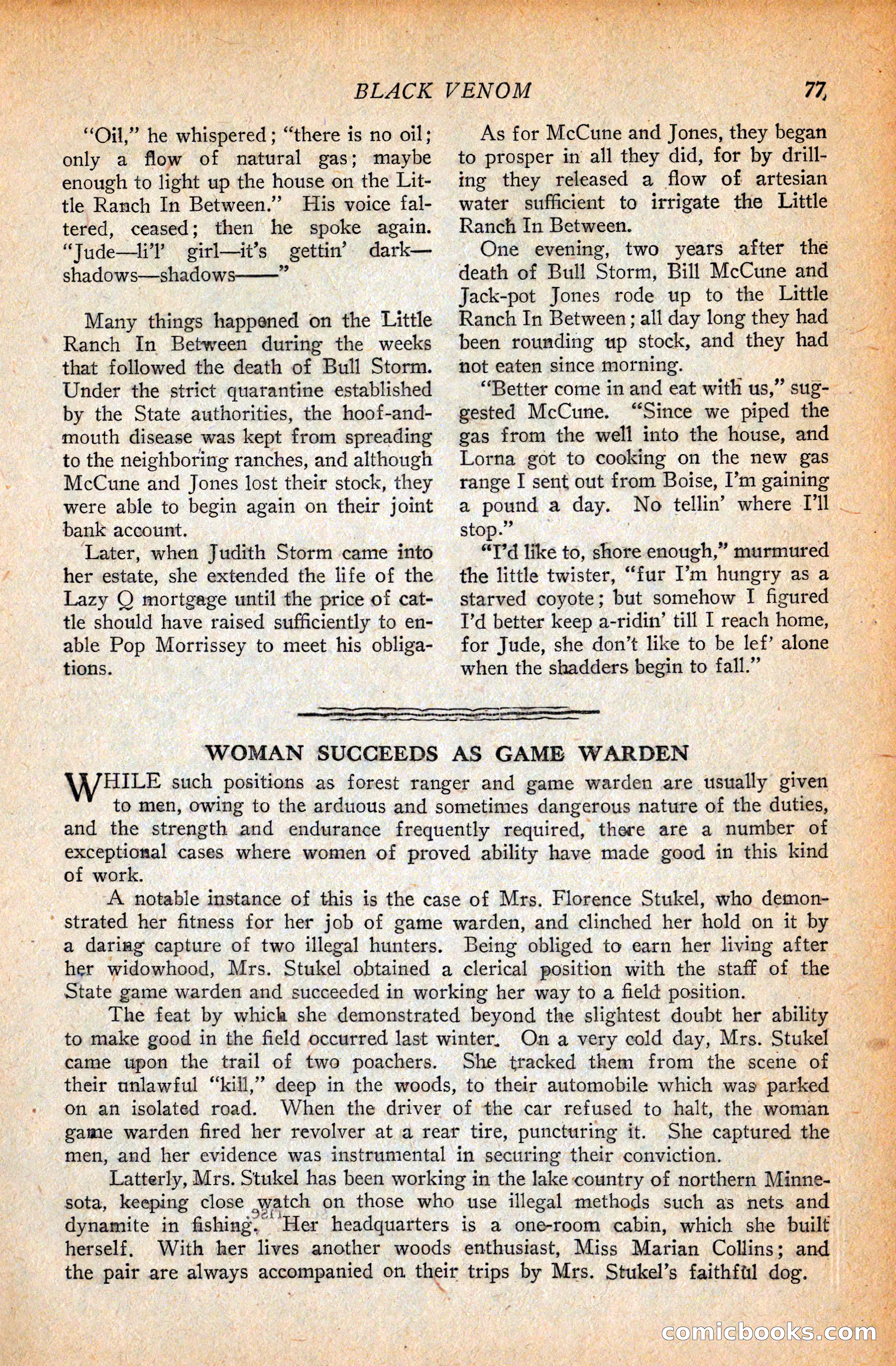 Western Story Magazine, September 11, 1926 — page 79 of 148