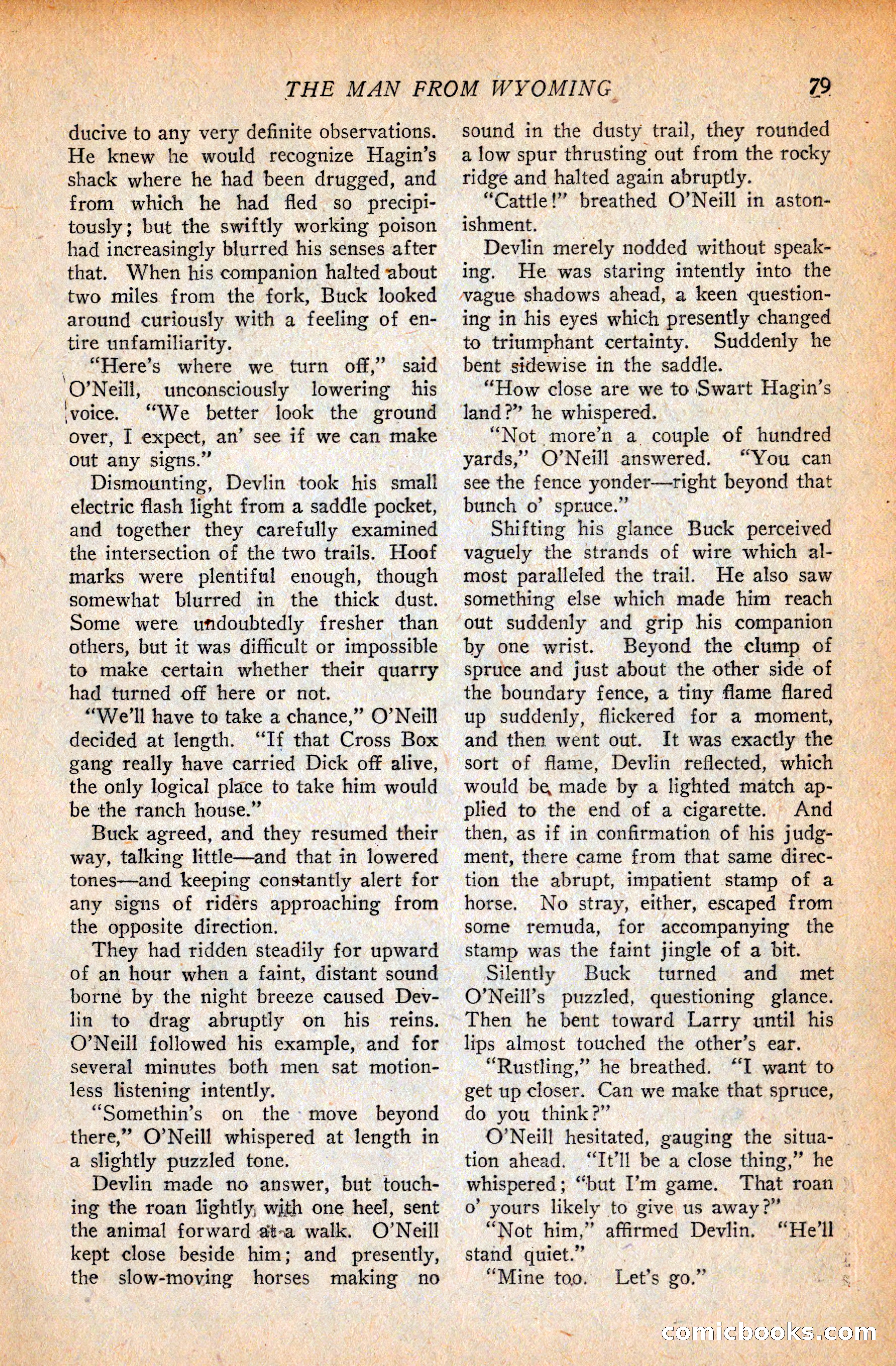 Western Story Magazine, September 11, 1926 — page 81 of 148