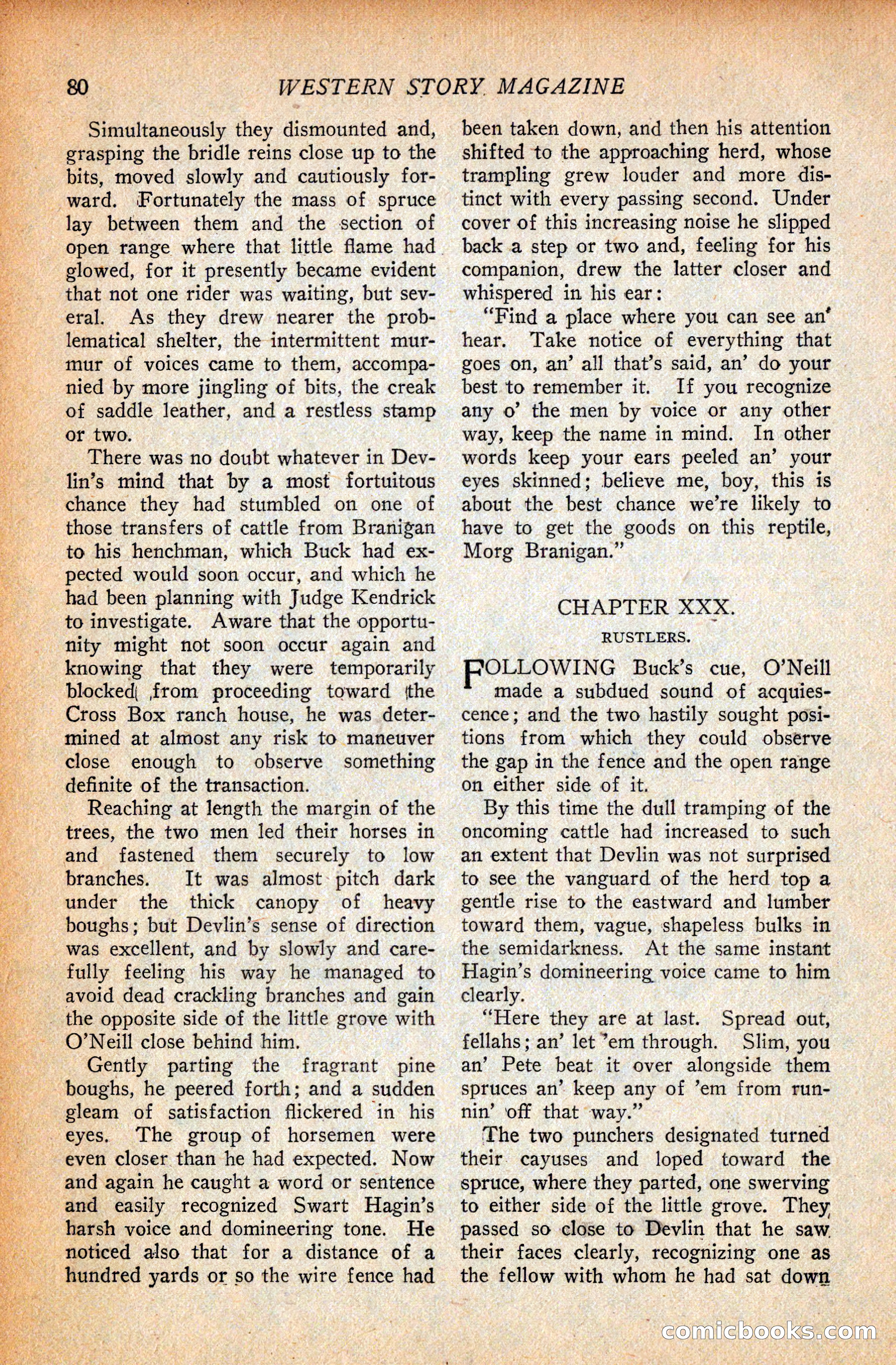 Western Story Magazine, September 11, 1926 — page 82 of 148
