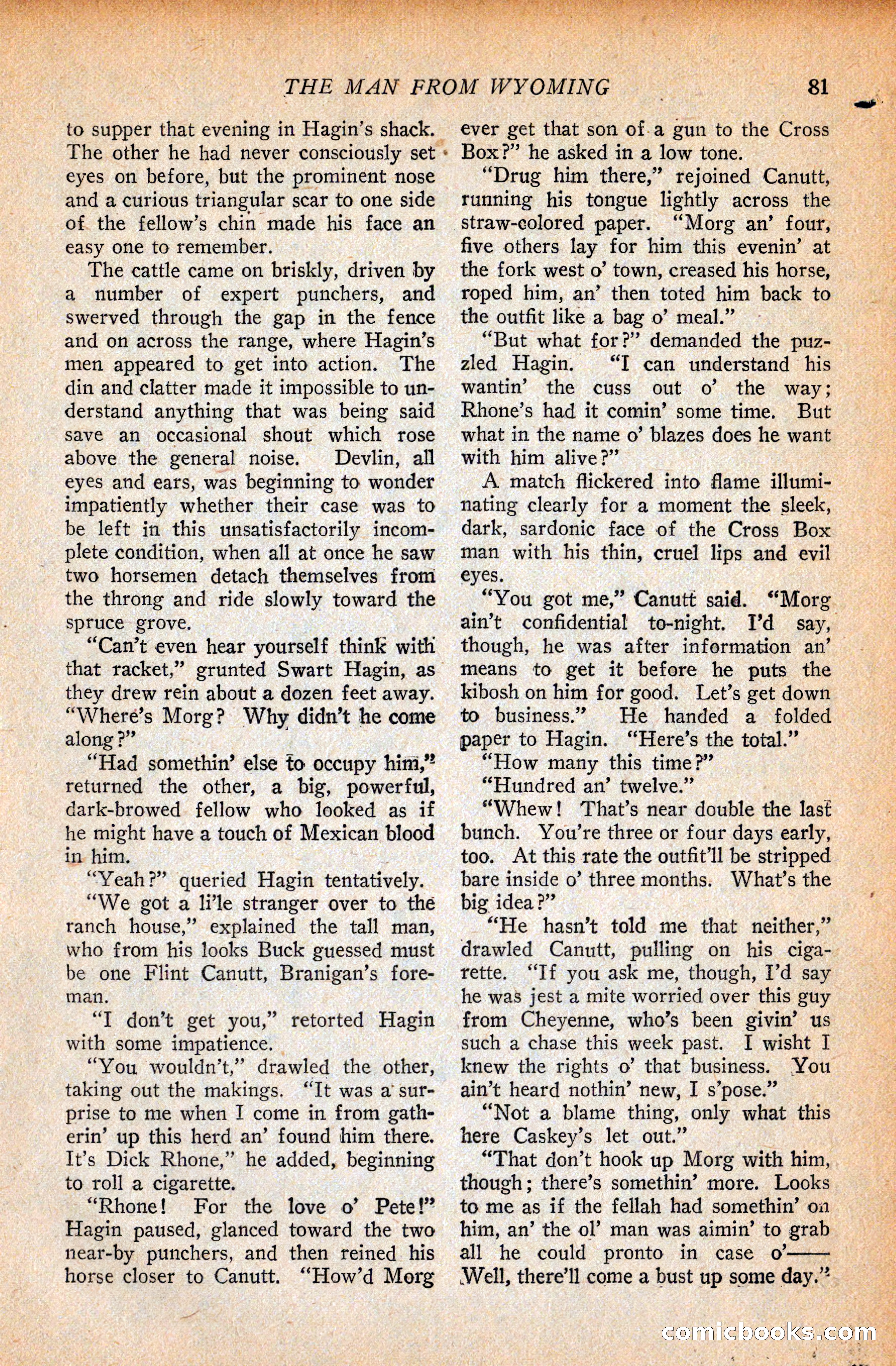 Western Story Magazine, September 11, 1926 — page 83 of 148