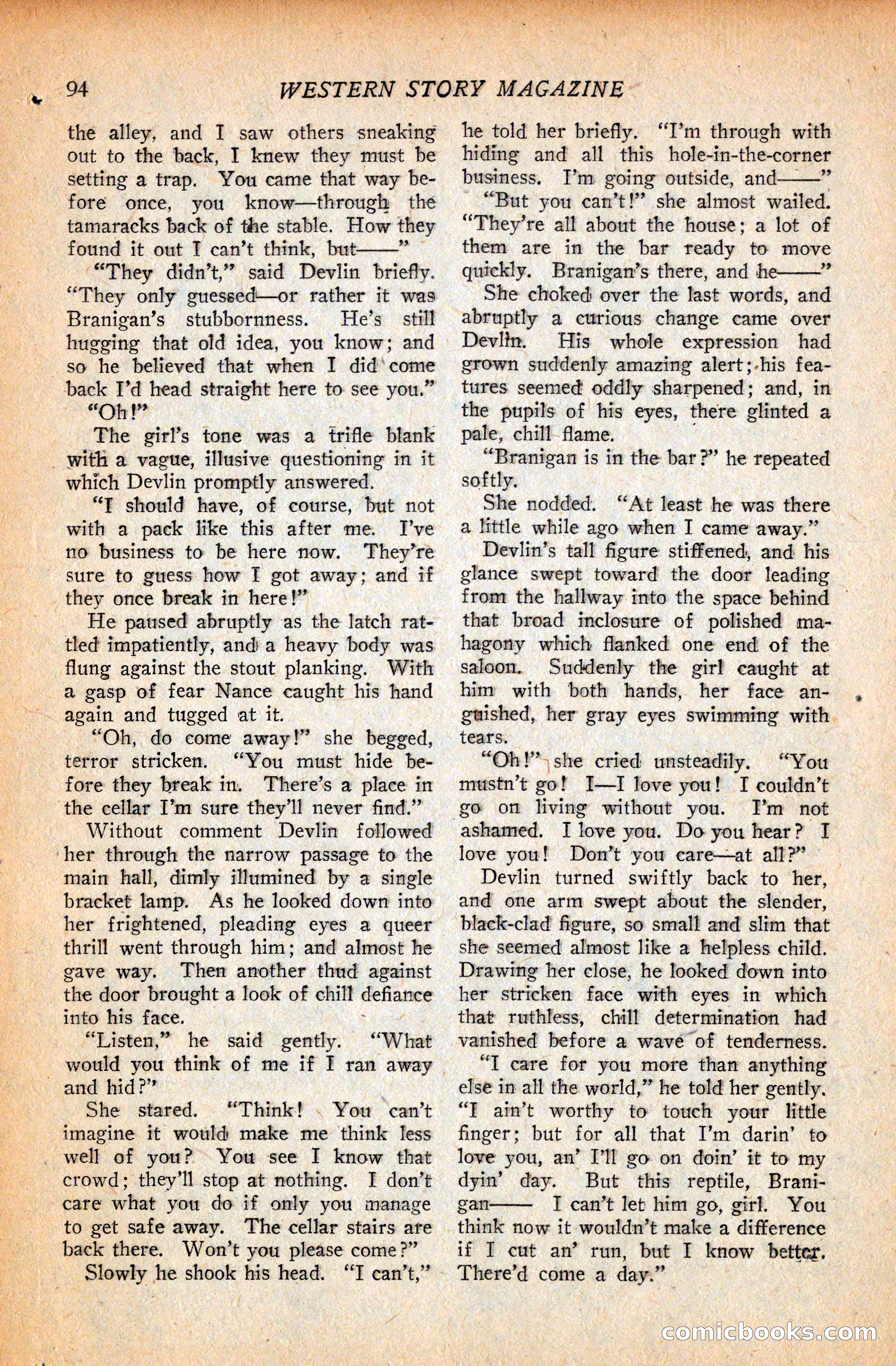 Western Story Magazine, September 11, 1926 — page 96 of 148