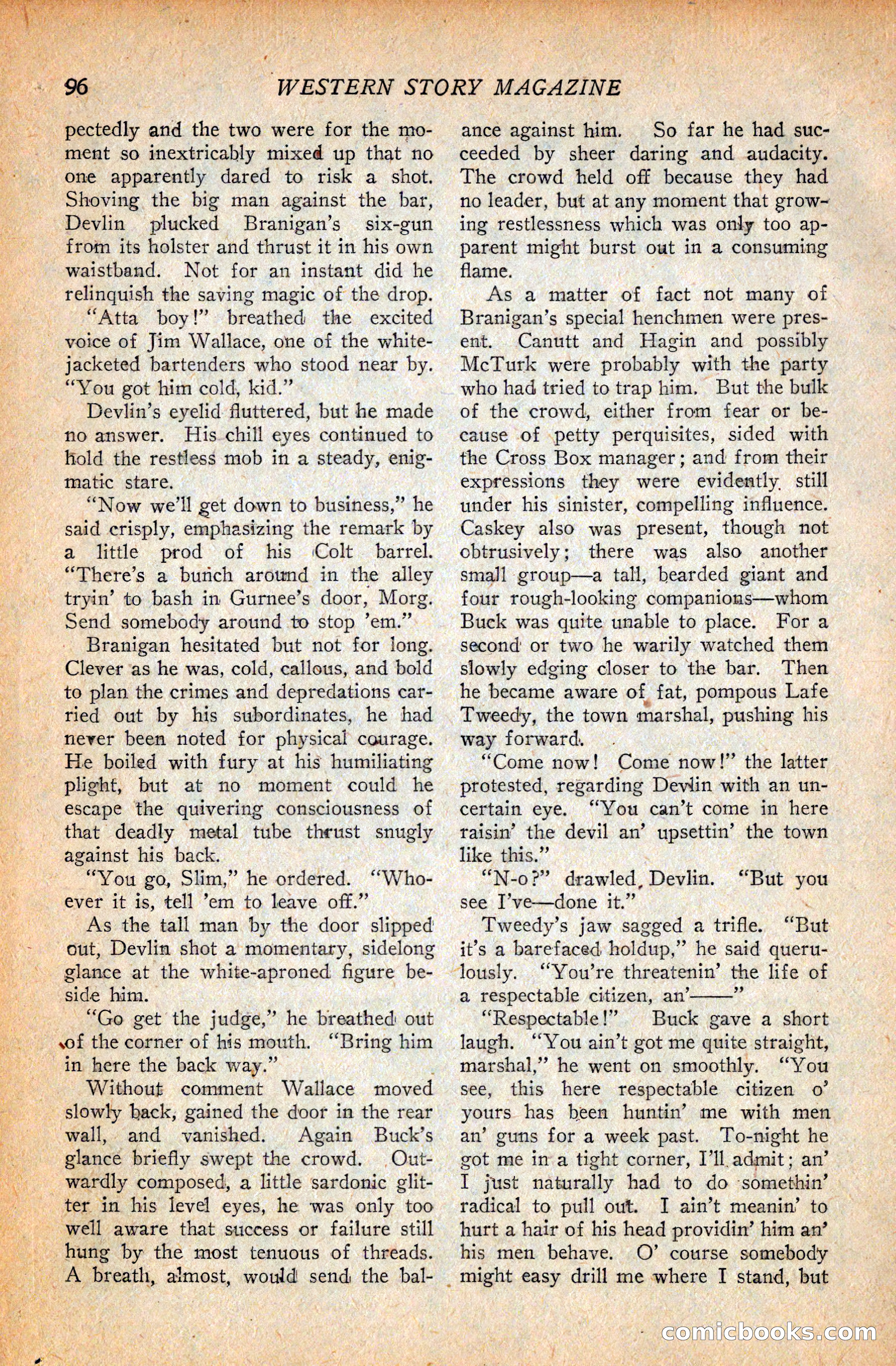 Western Story Magazine, September 11, 1926 — page 98 of 148