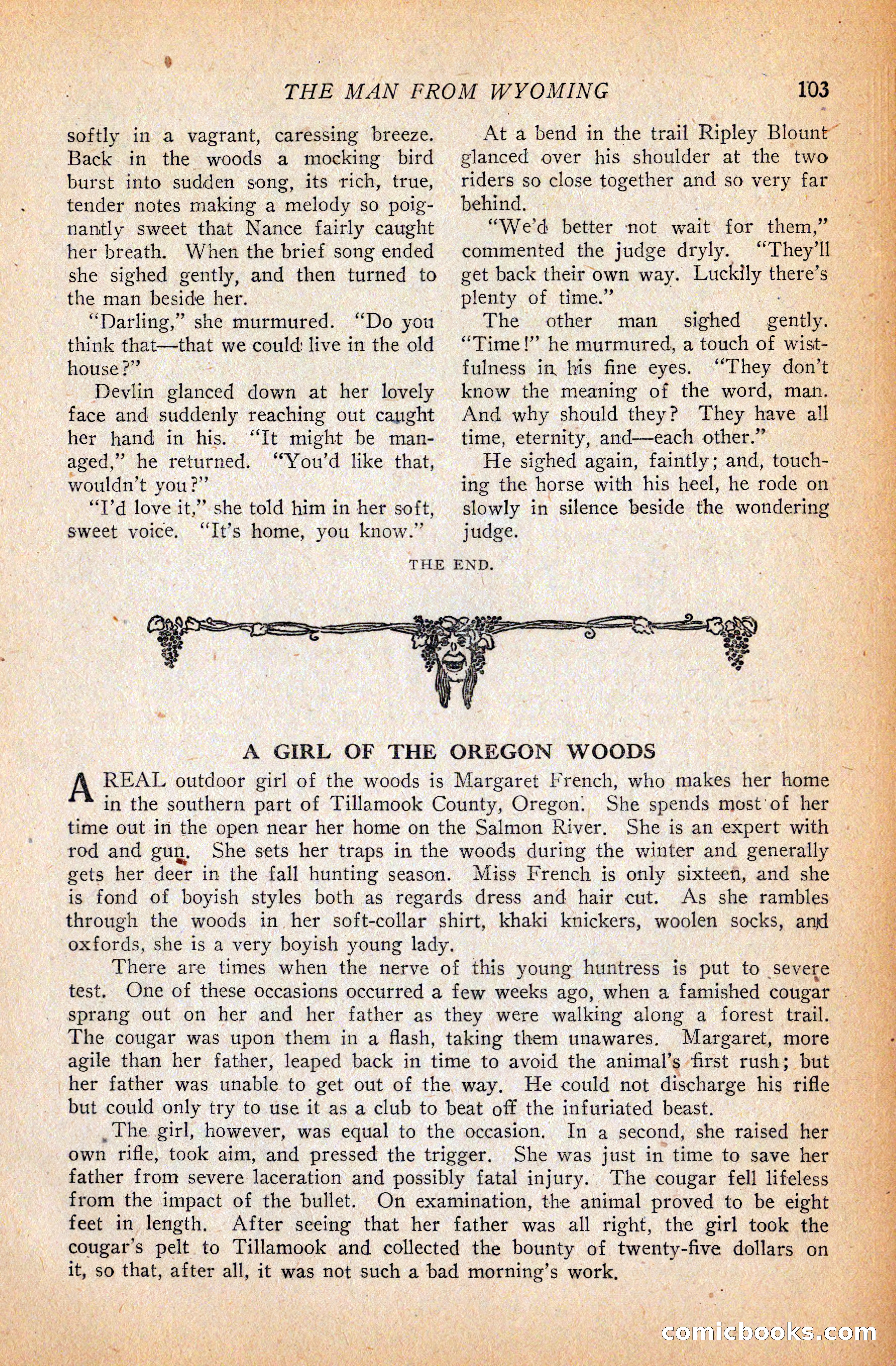 Western Story Magazine, September 11, 1926 — page 105 of 148