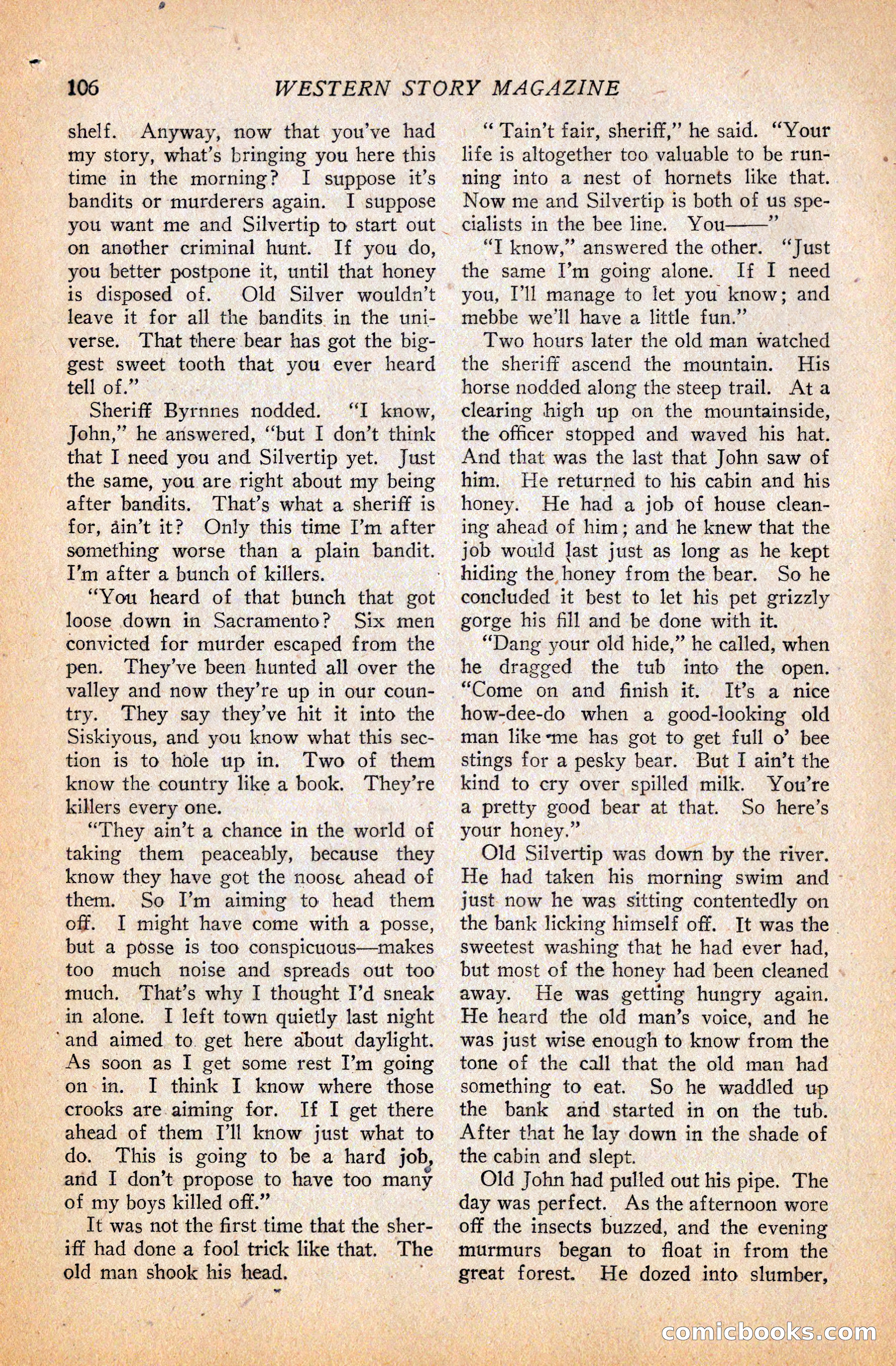 Western Story Magazine, September 11, 1926 — page 108 of 148