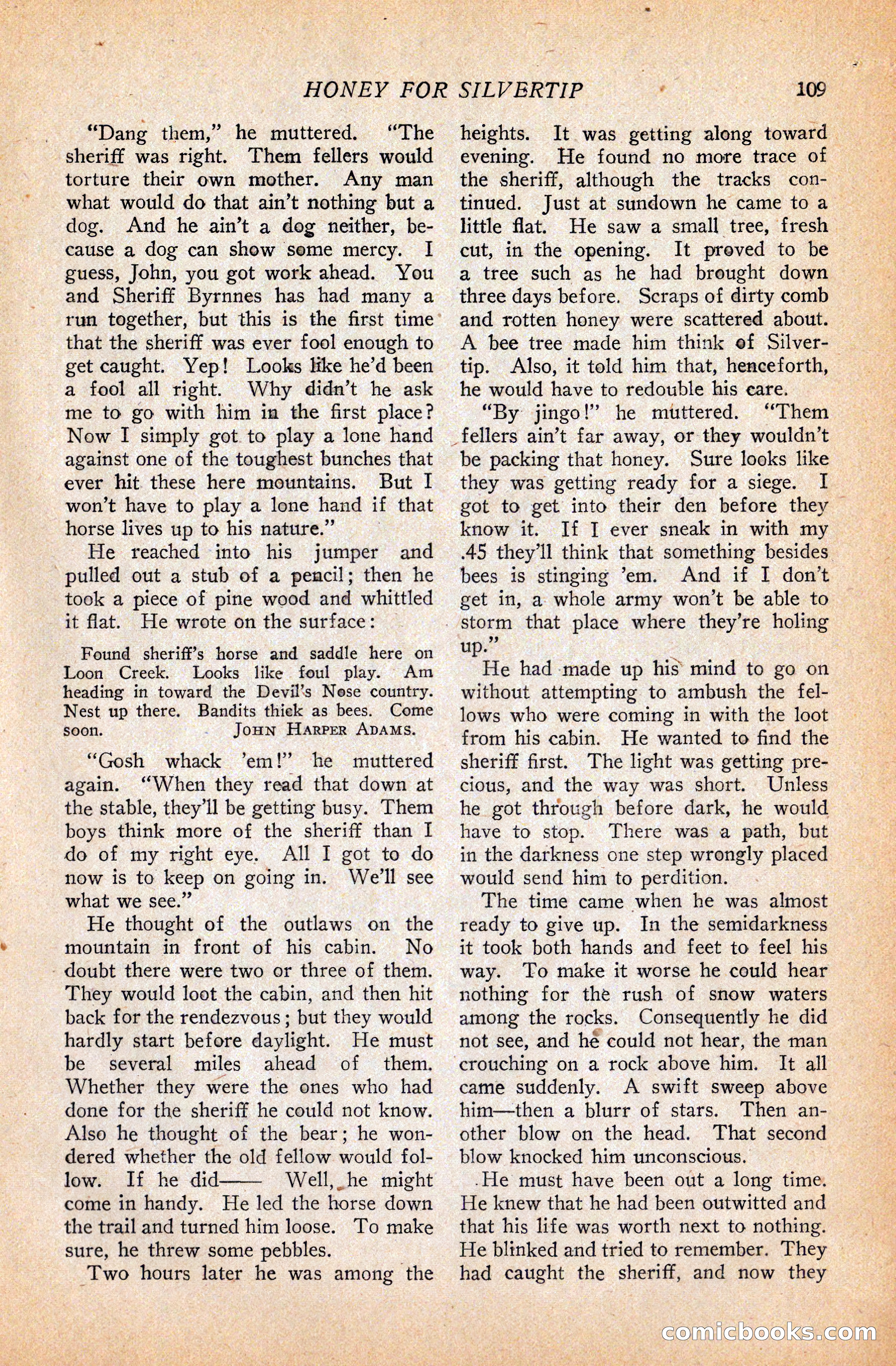 Western Story Magazine, September 11, 1926 — page 111 of 148