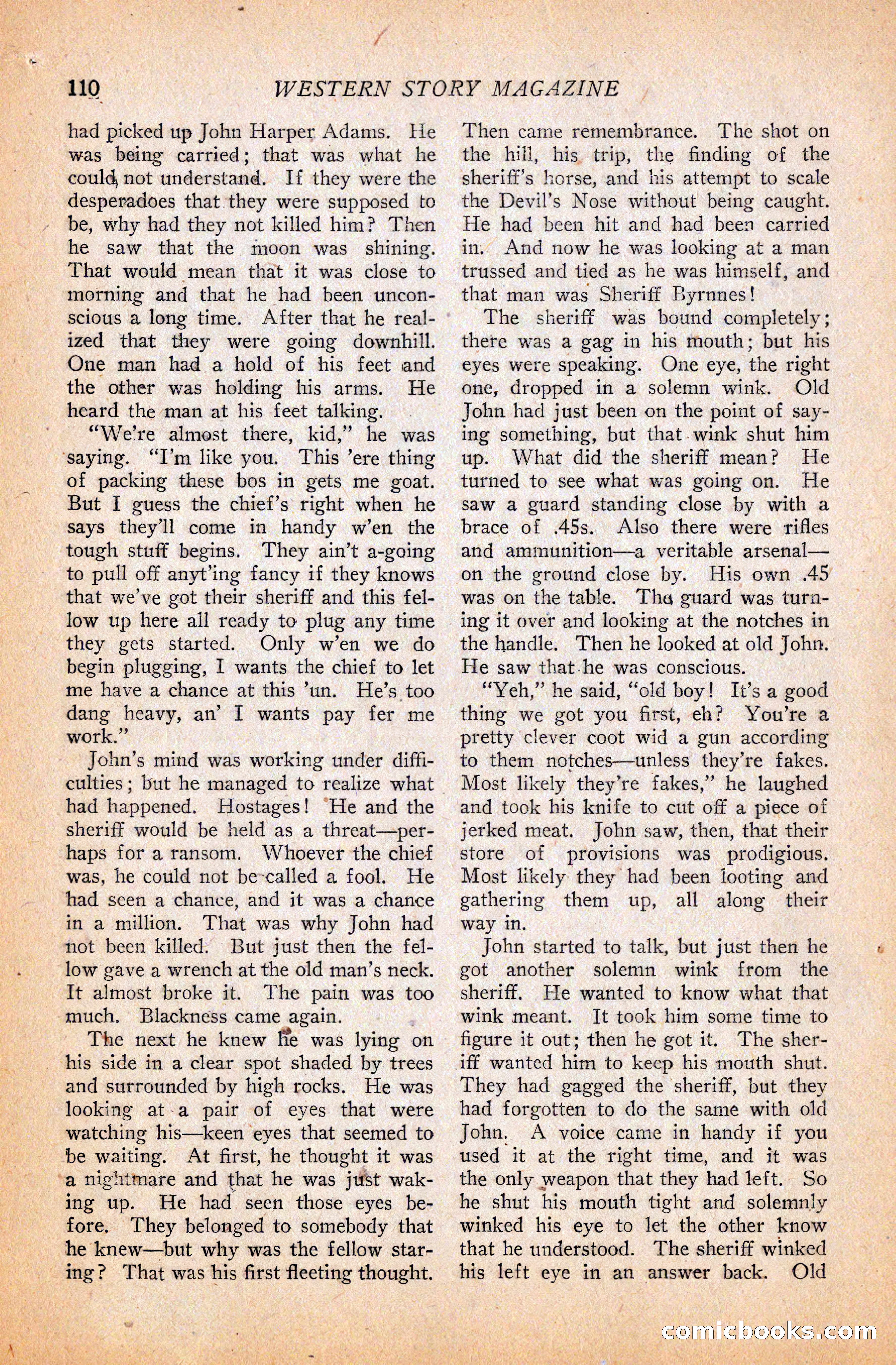Western Story Magazine, September 11, 1926 — page 112 of 148