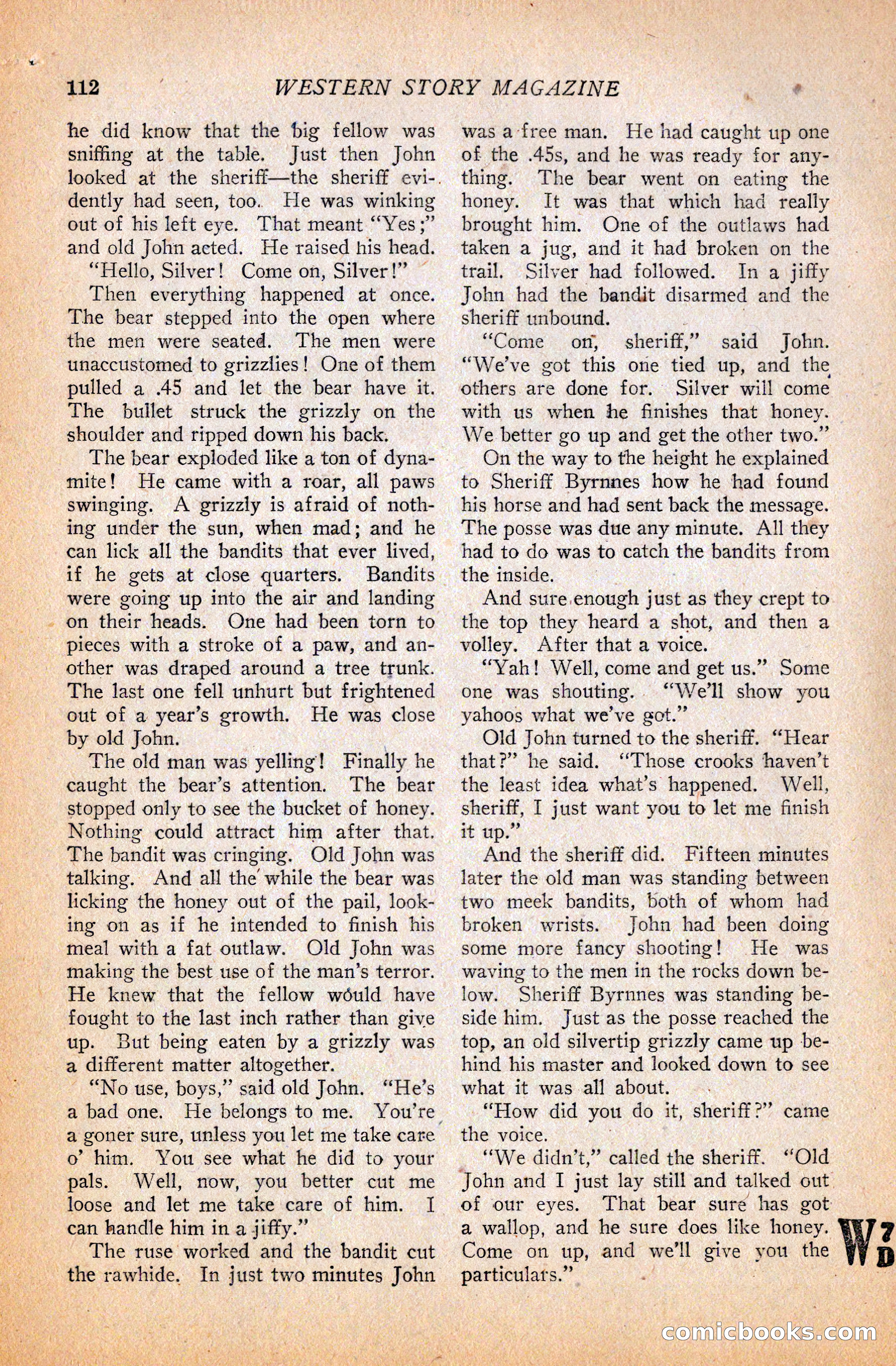 Western Story Magazine, September 11, 1926 — page 114 of 148