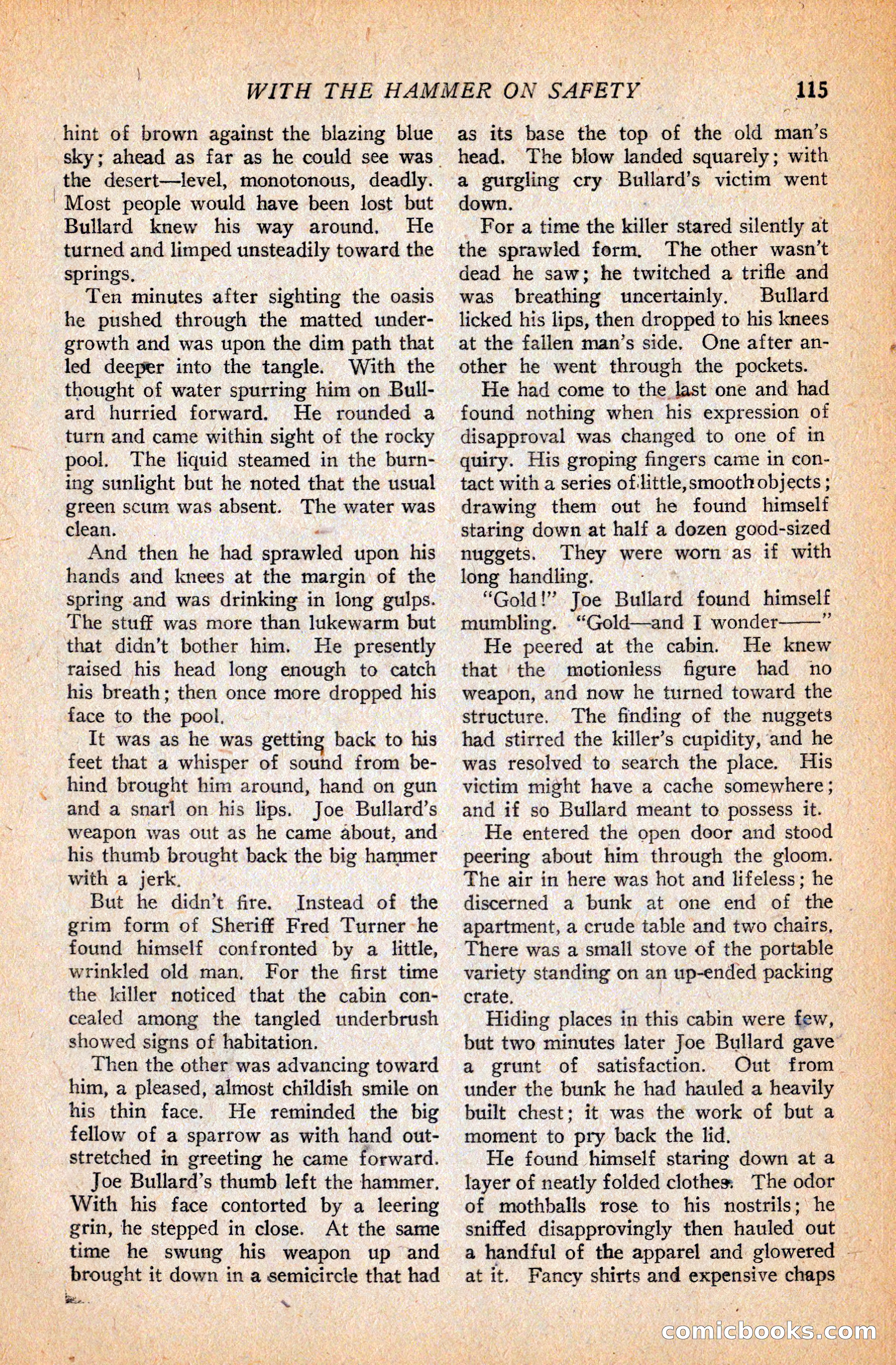Western Story Magazine, September 11, 1926 — page 117 of 148