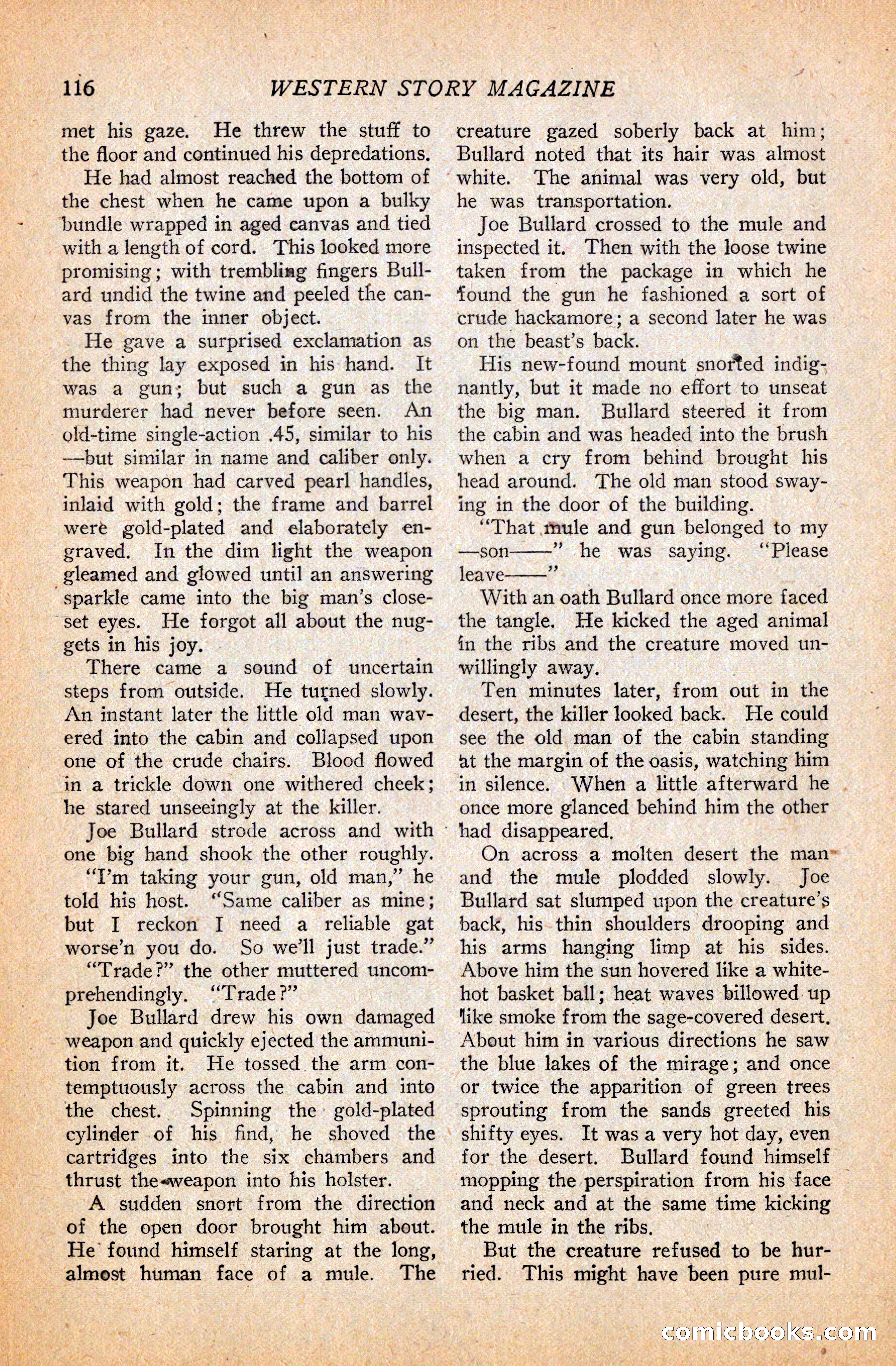 Western Story Magazine, September 11, 1926 — page 118 of 148