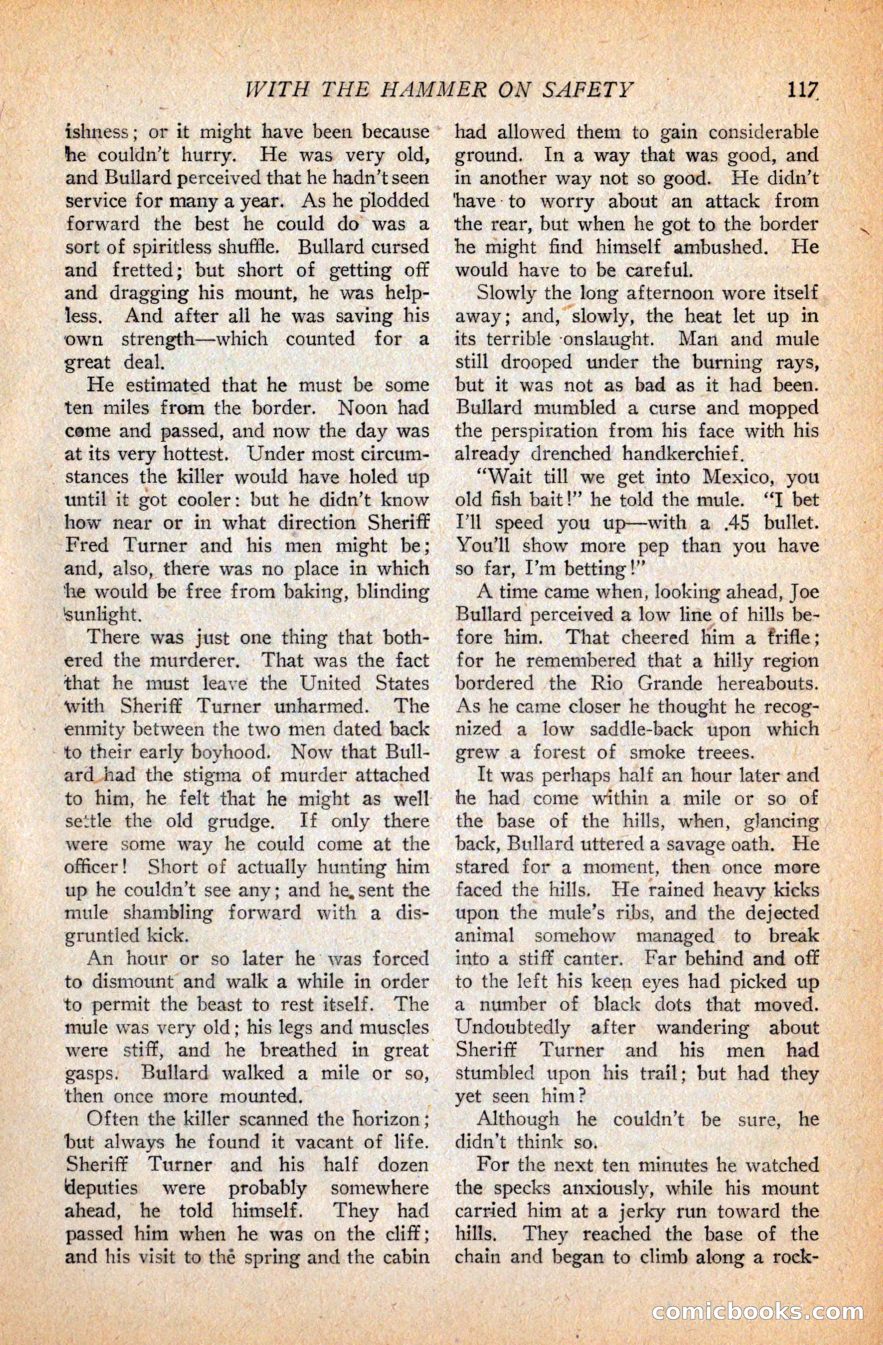 Western Story Magazine, September 11, 1926 — page 119 of 148