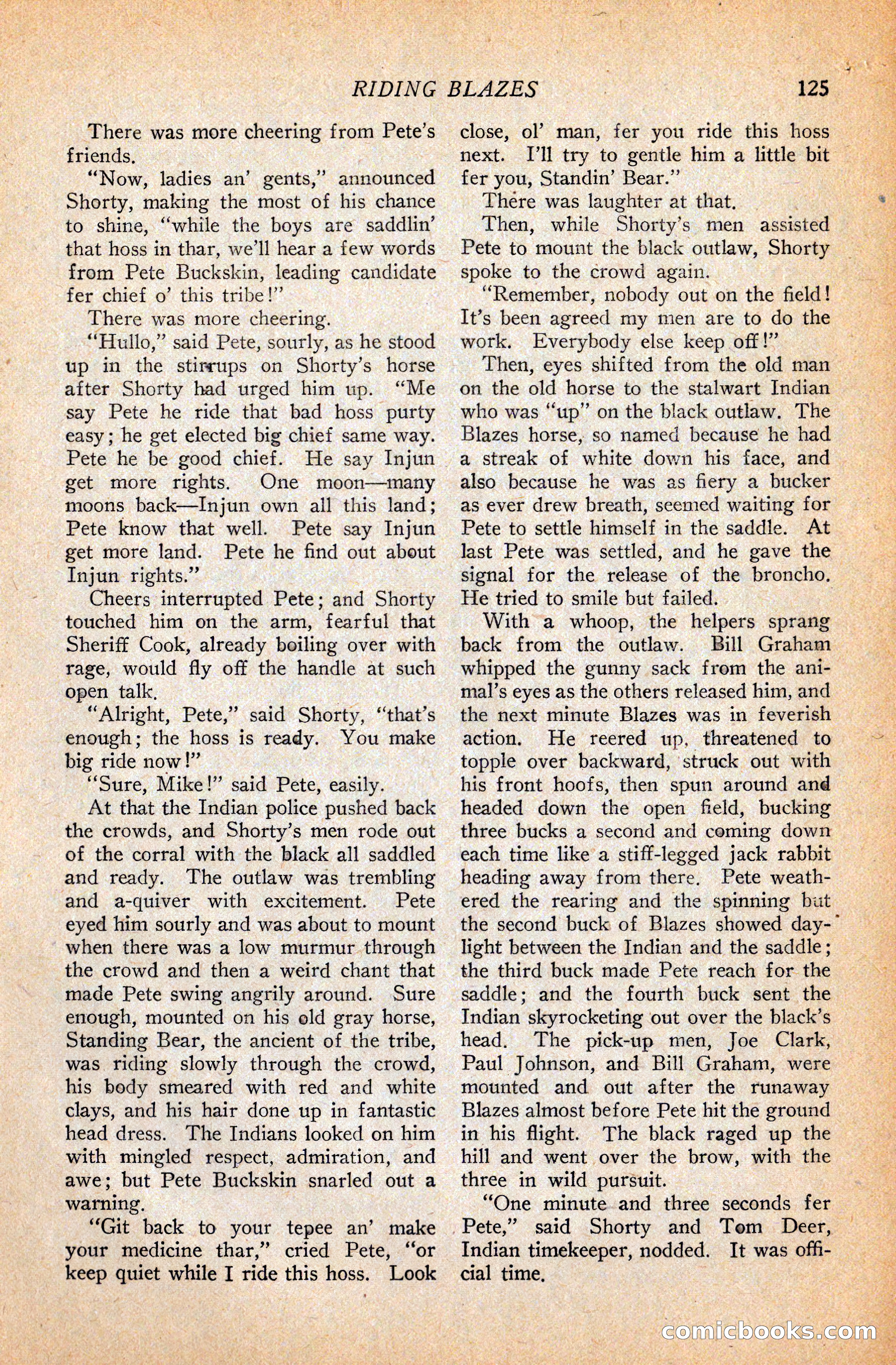 Western Story Magazine, September 11, 1926 — page 127 of 148