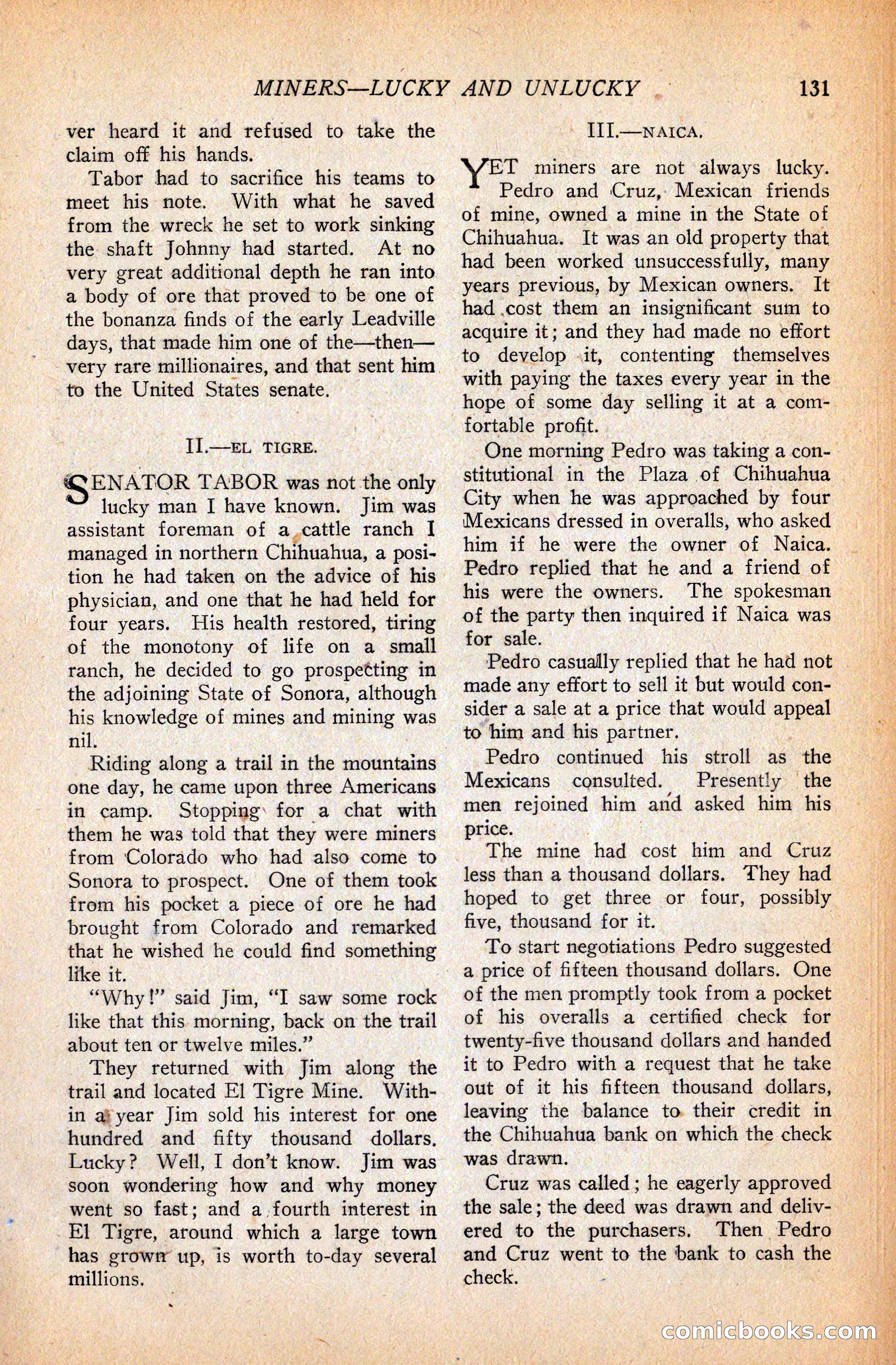 Western Story Magazine, September 11, 1926 — page 133 of 148