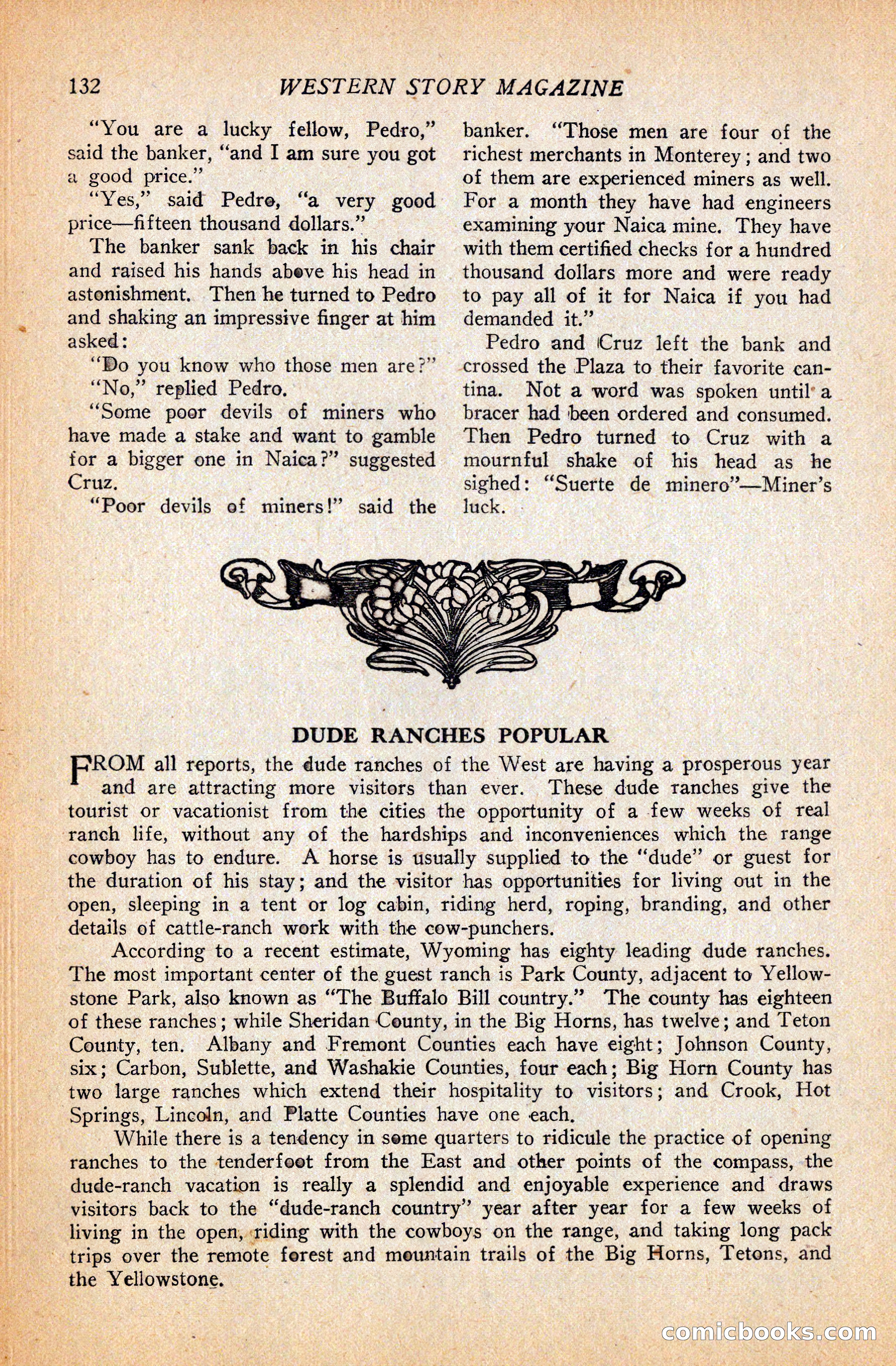 Western Story Magazine, September 11, 1926 — page 134 of 148