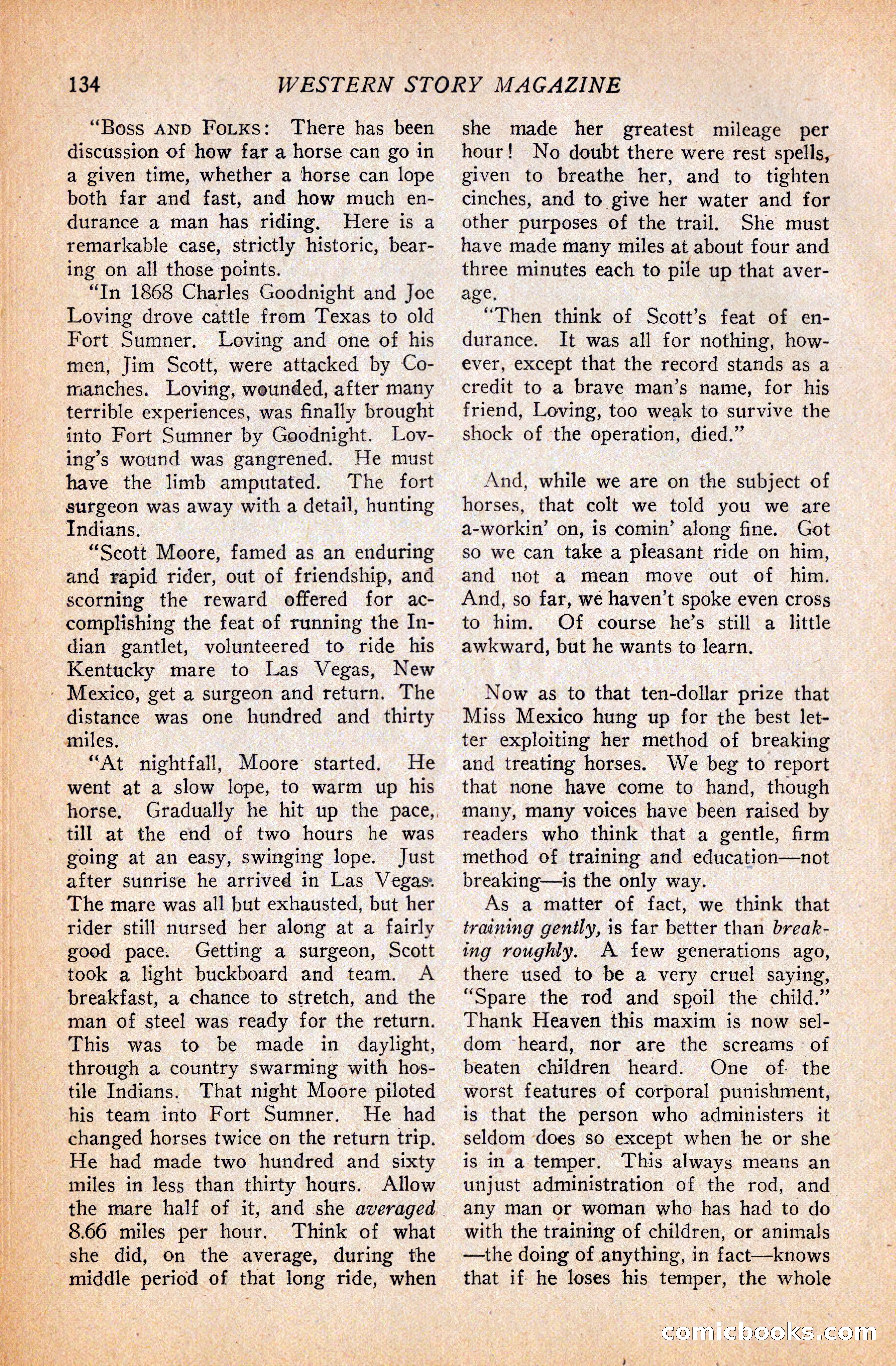 Western Story Magazine, September 11, 1926 — page 136 of 148