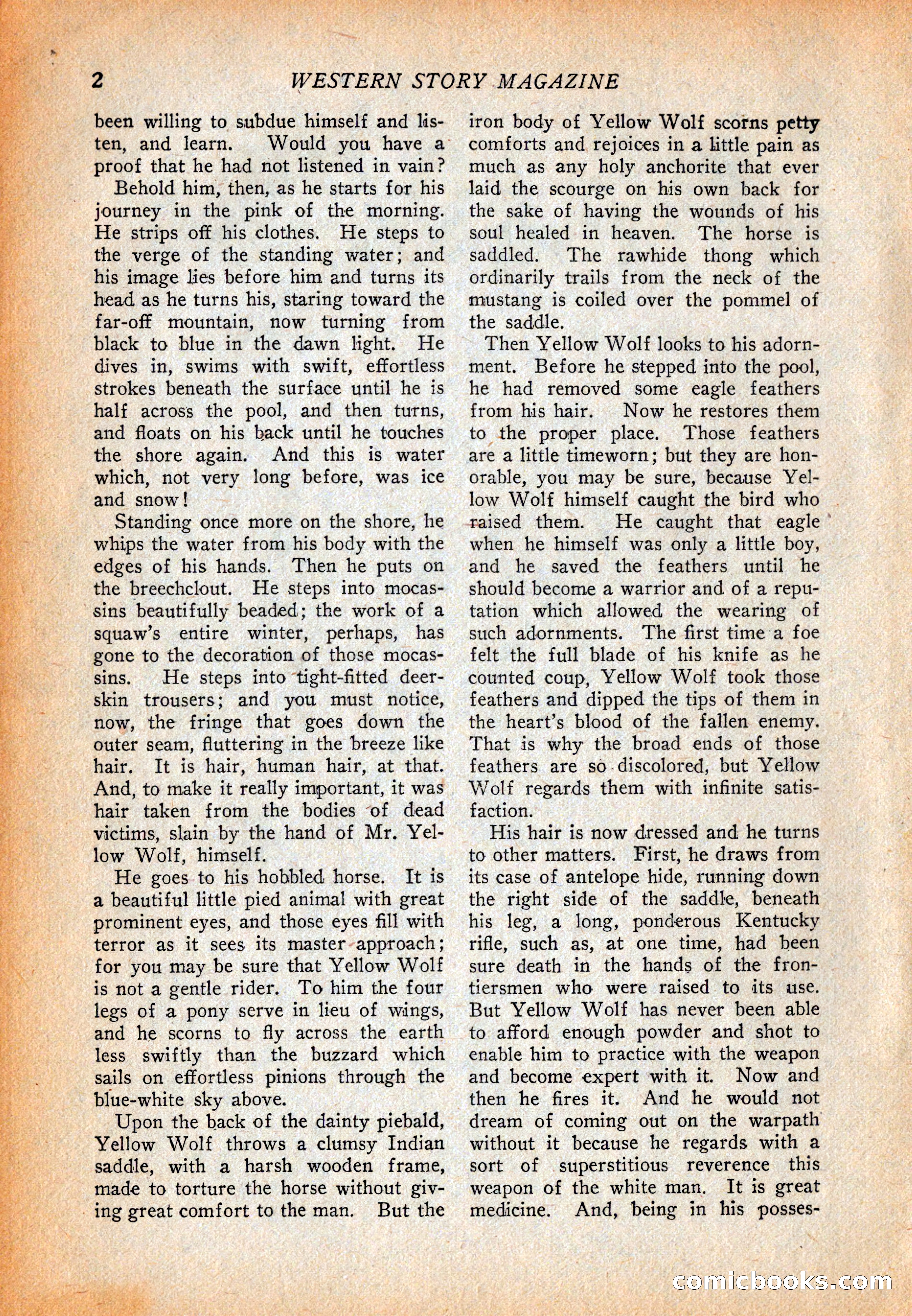 Western Story Magazine, October 2, 1926 — page 4 of 172