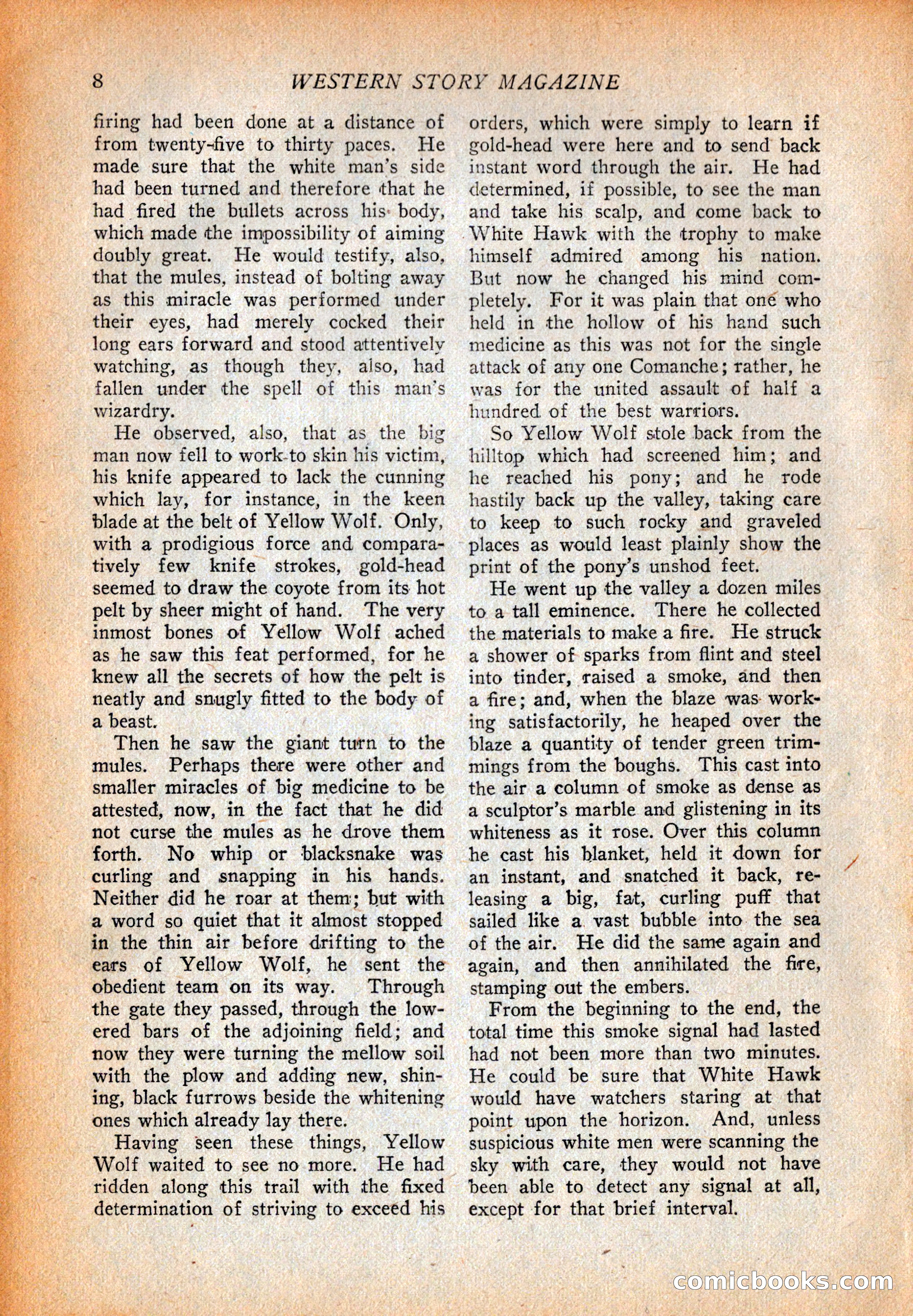 Western Story Magazine, October 2, 1926 — page 10 of 172