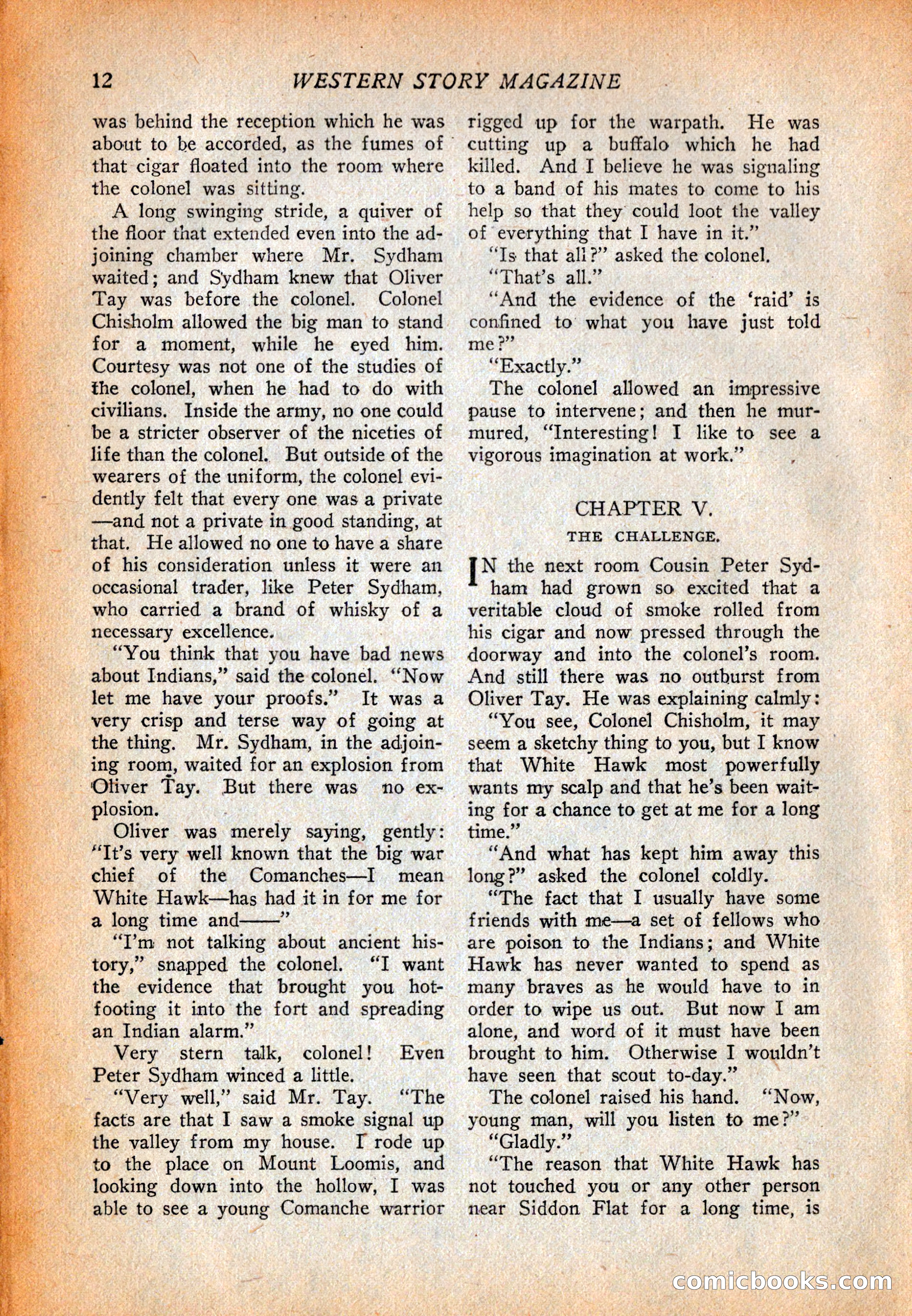 Western Story Magazine, October 2, 1926 — page 14 of 172