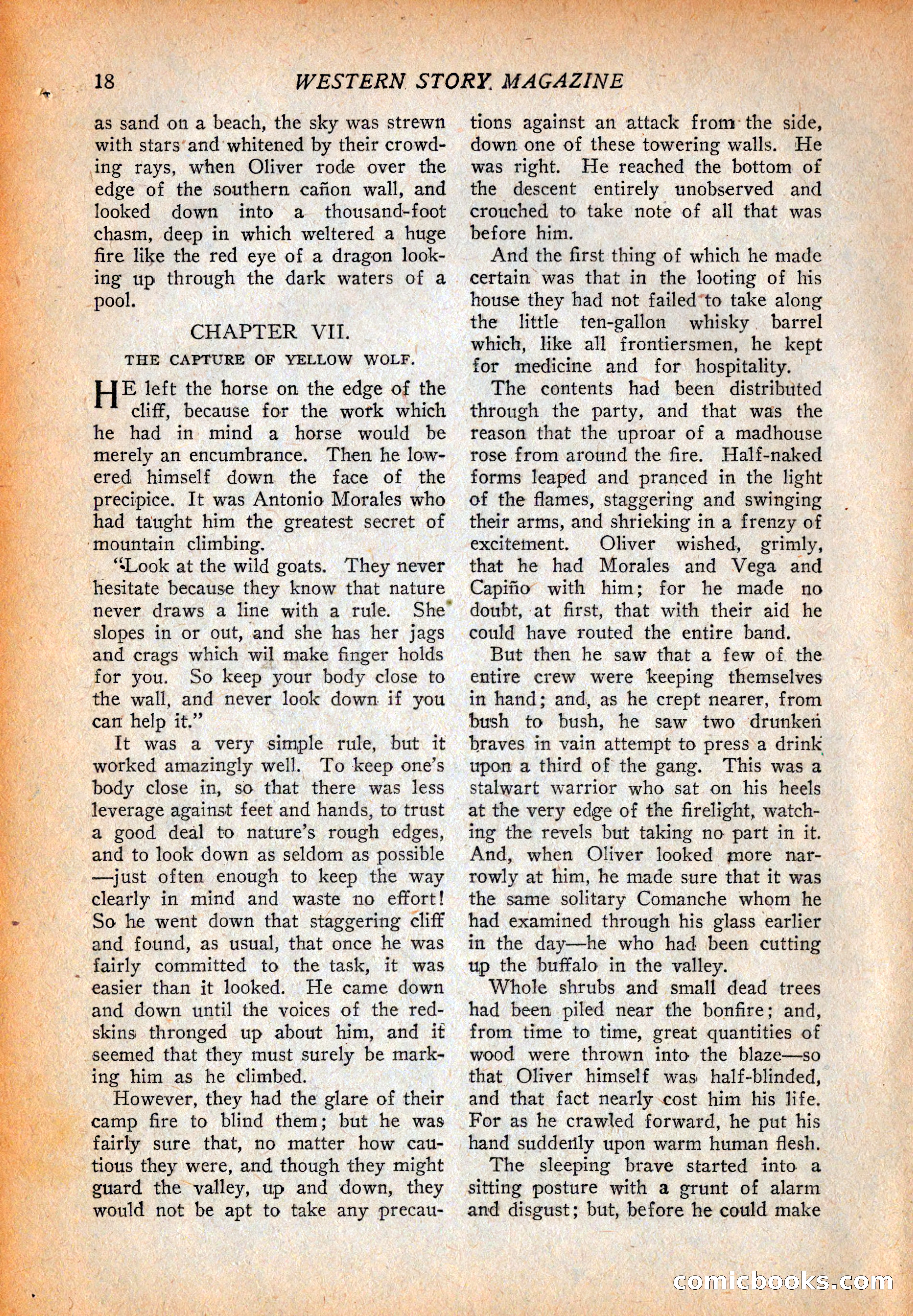 Western Story Magazine, October 2, 1926 — page 20 of 172