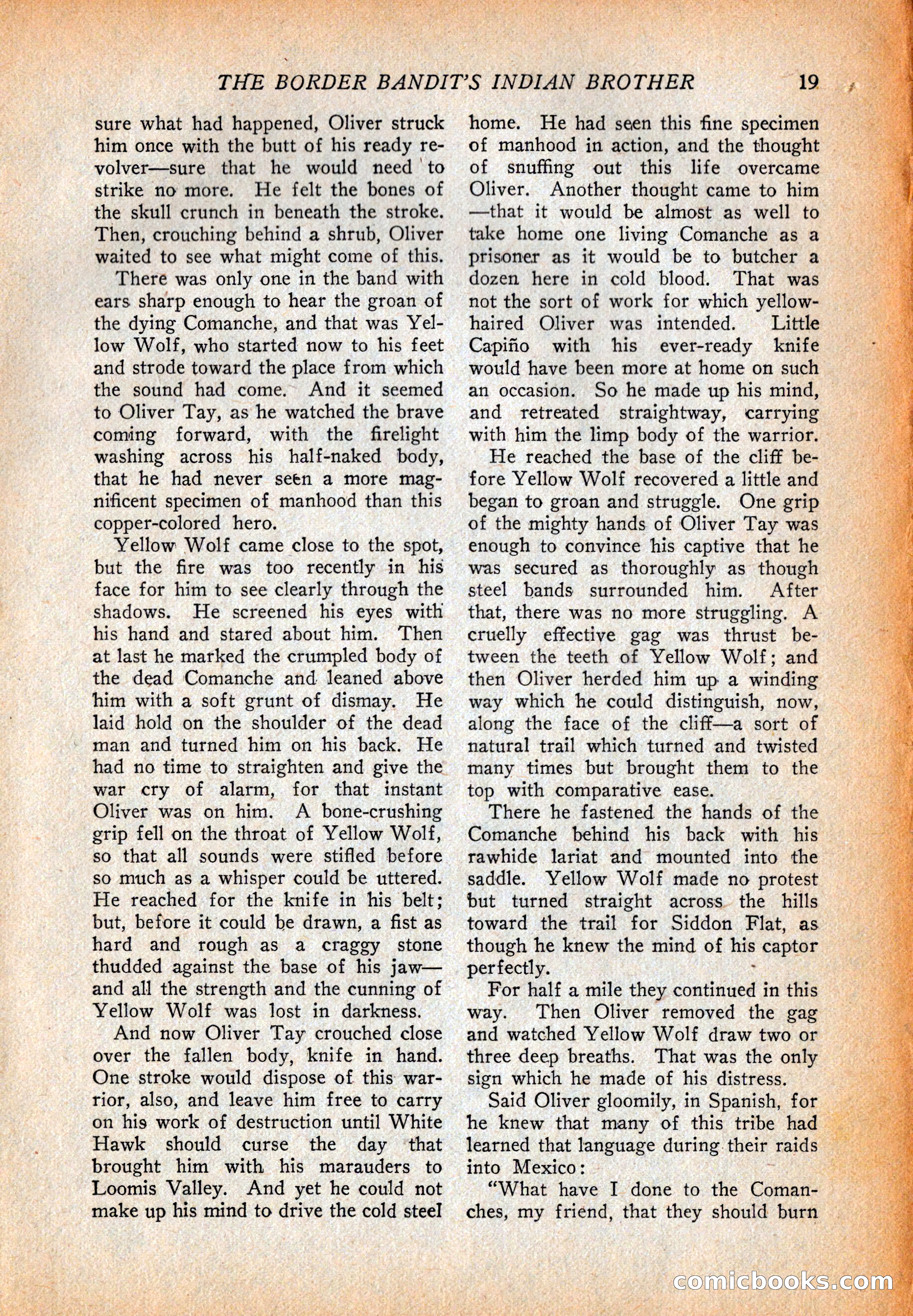 Western Story Magazine, October 2, 1926 — page 21 of 172