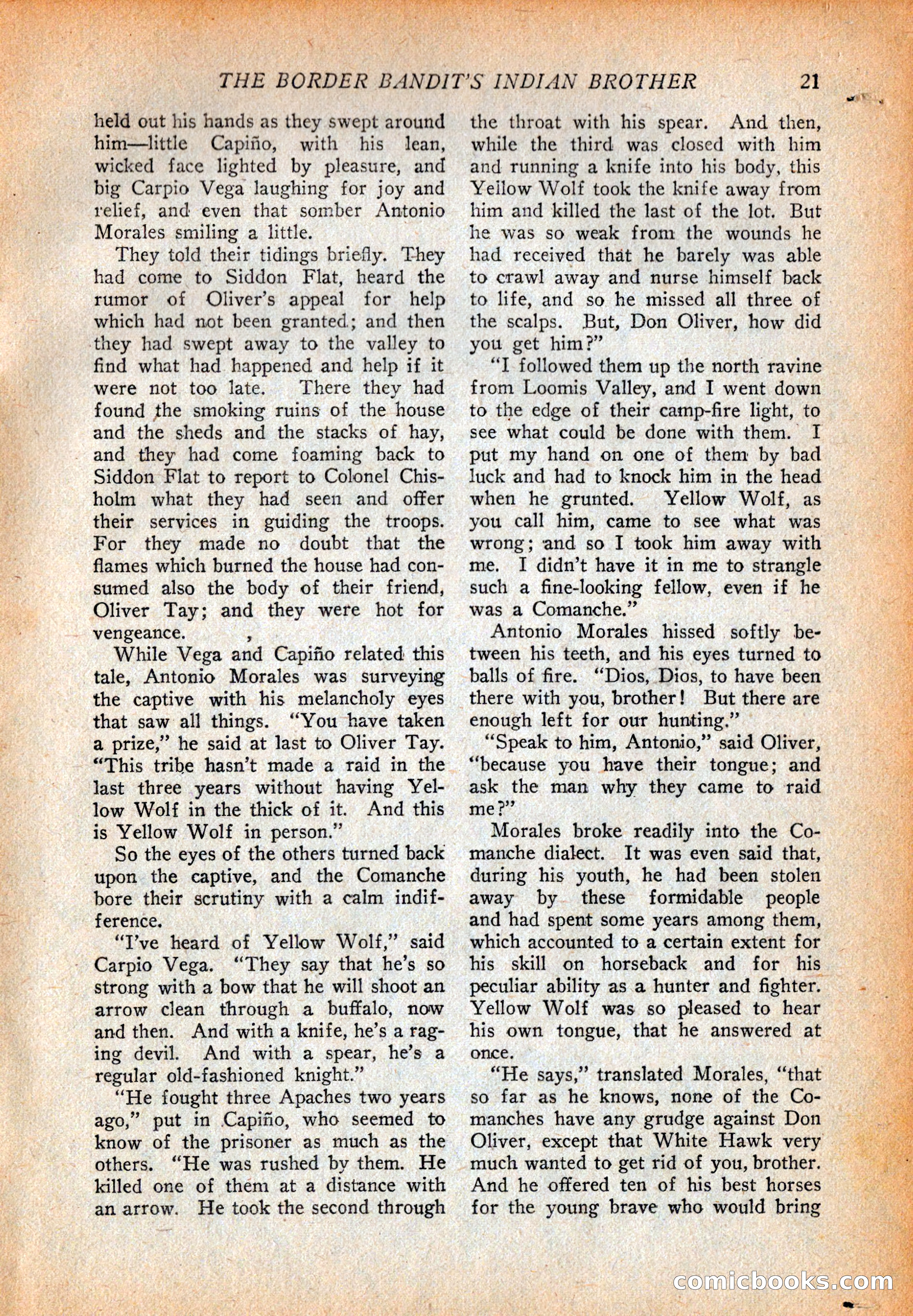 Western Story Magazine, October 2, 1926 — page 23 of 172
