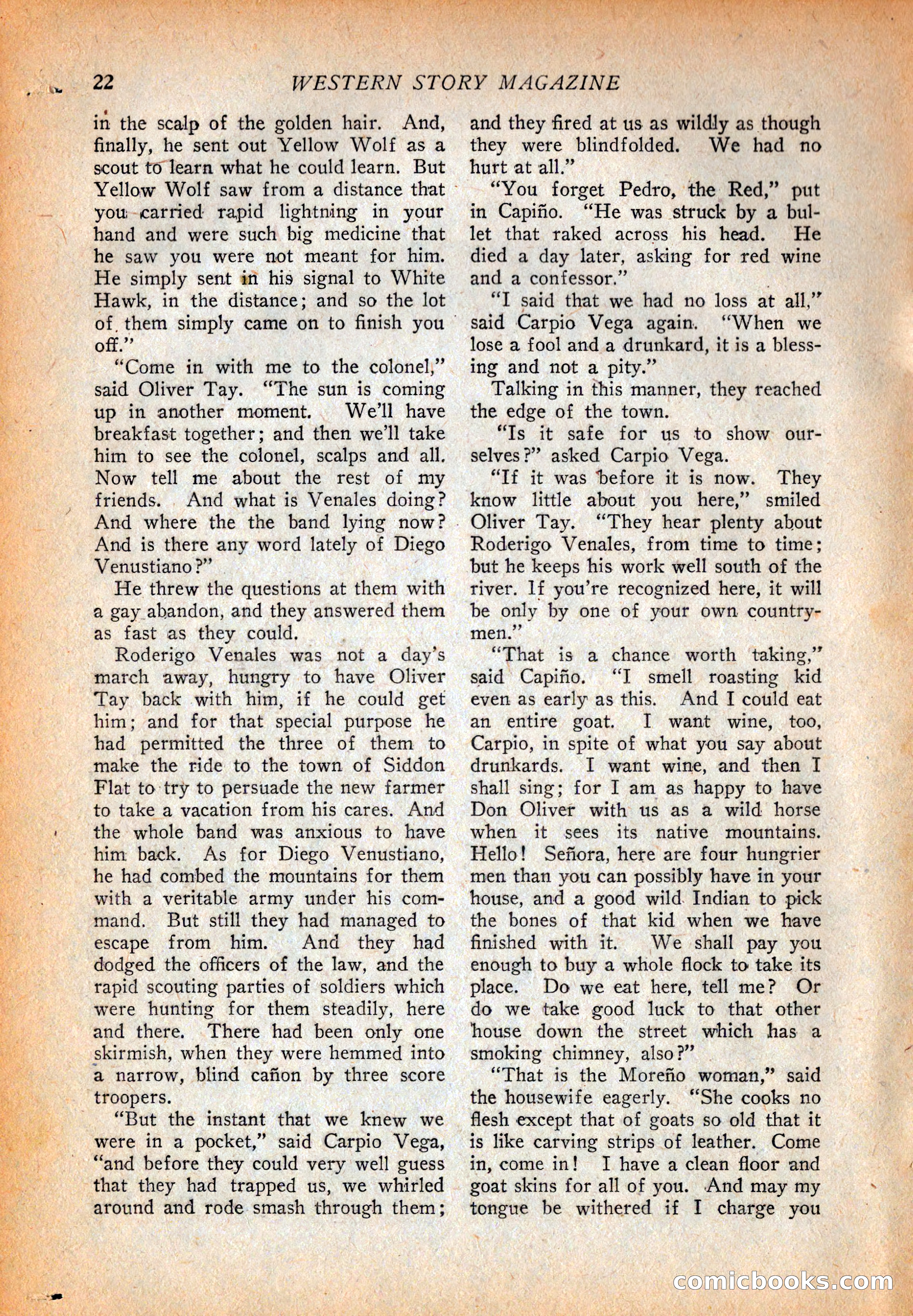 Western Story Magazine, October 2, 1926 — page 24 of 172
