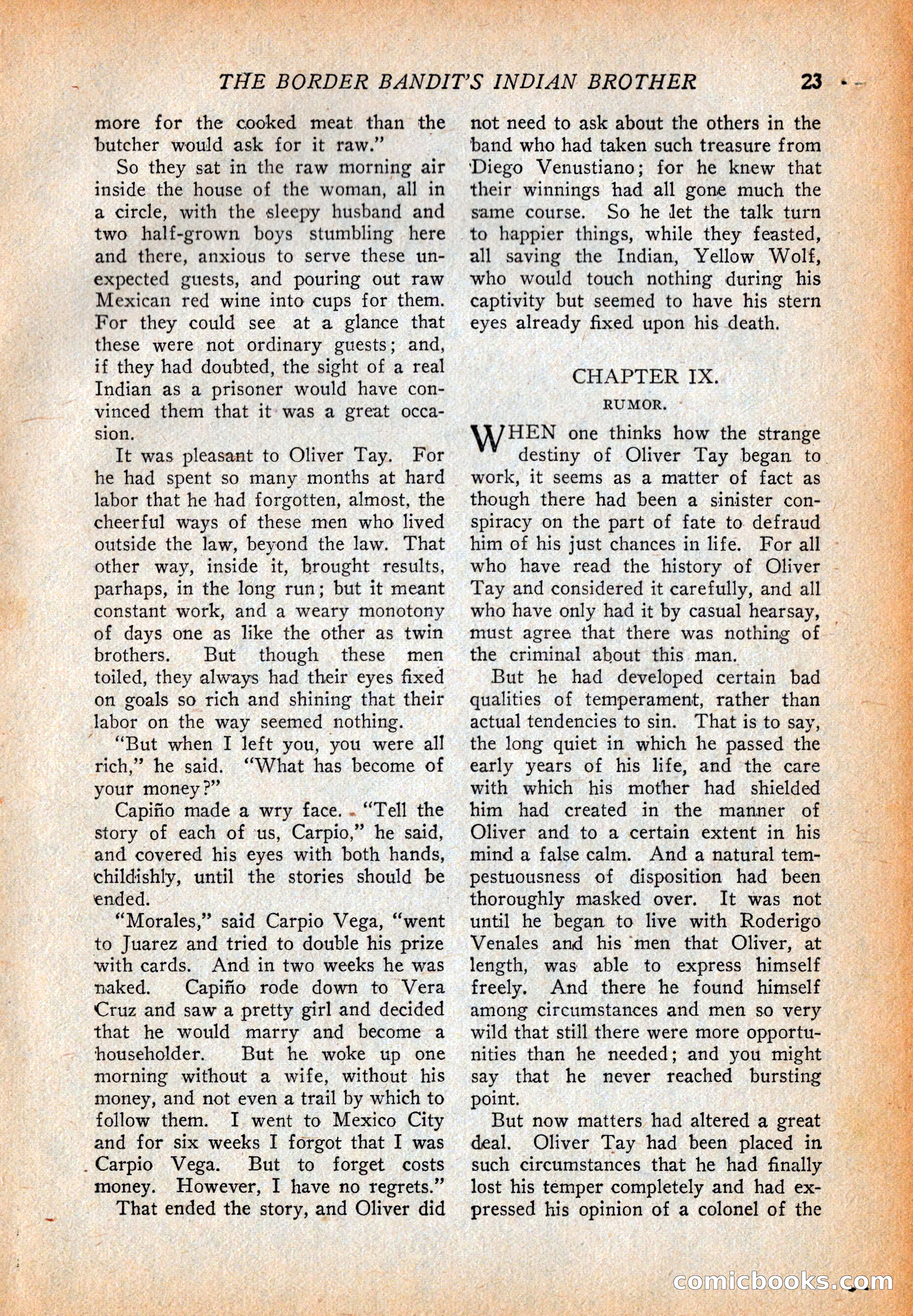 Western Story Magazine, October 2, 1926 — page 25 of 172