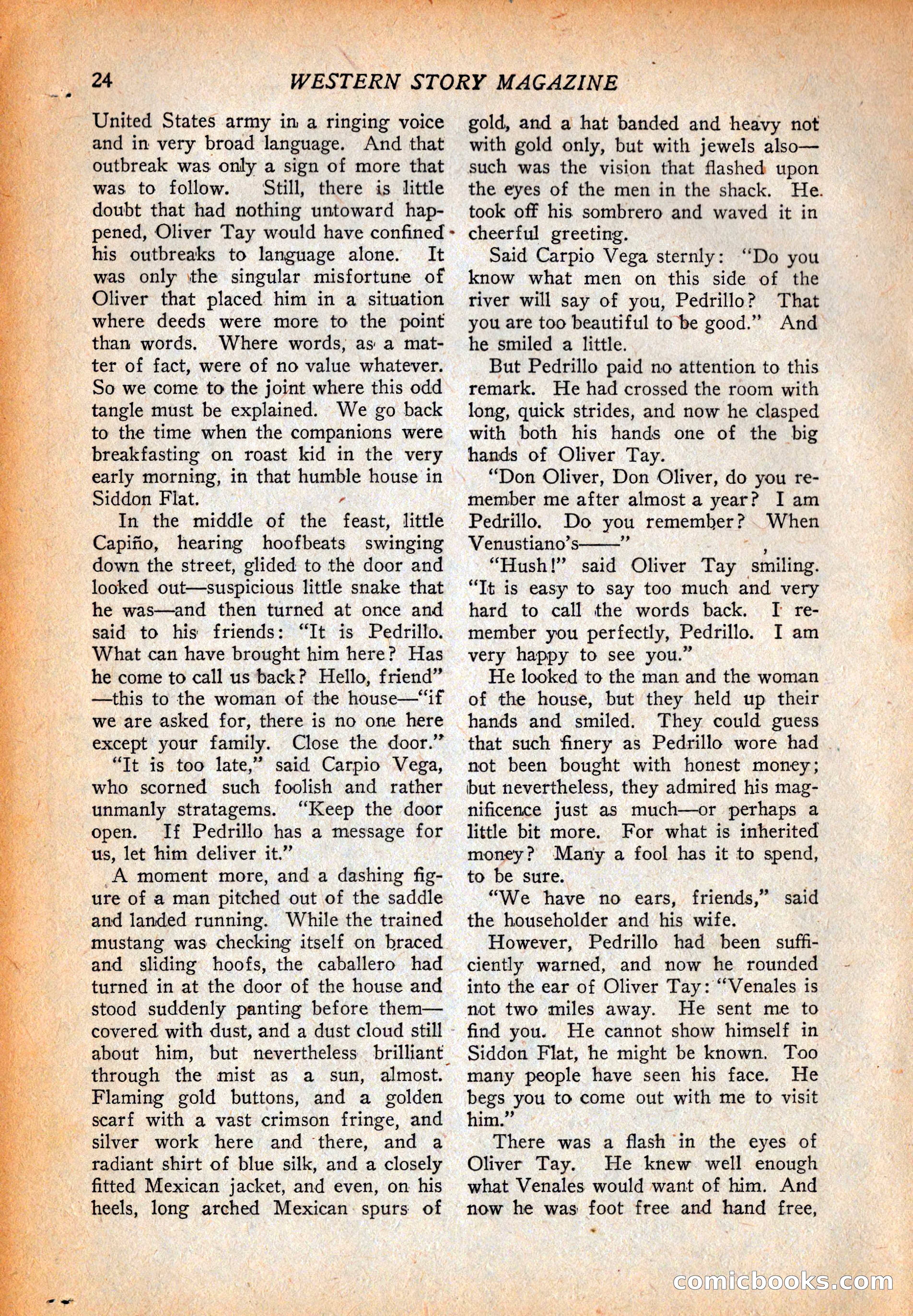 Western Story Magazine, October 2, 1926 — page 26 of 172