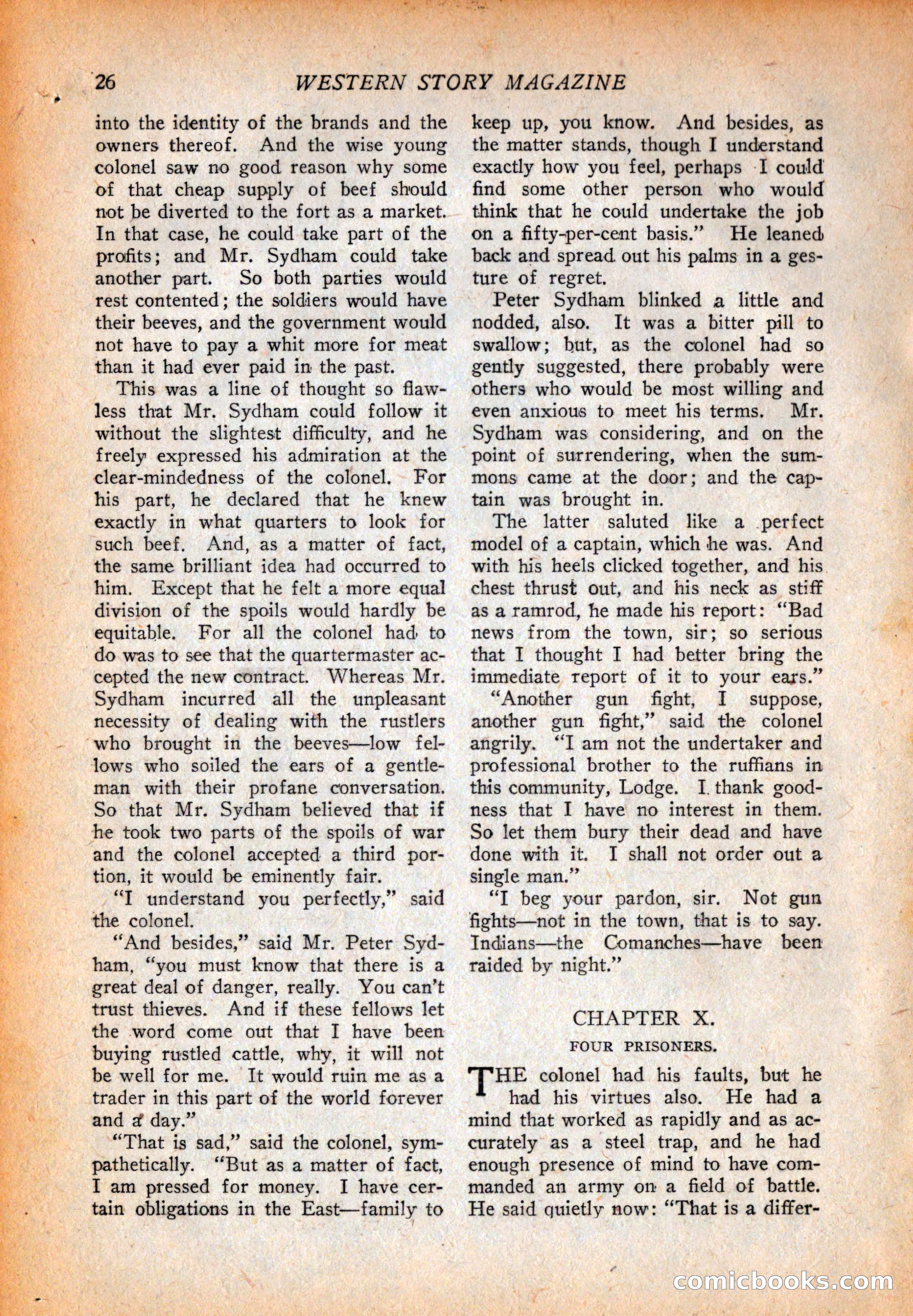 Western Story Magazine, October 2, 1926 — page 28 of 172