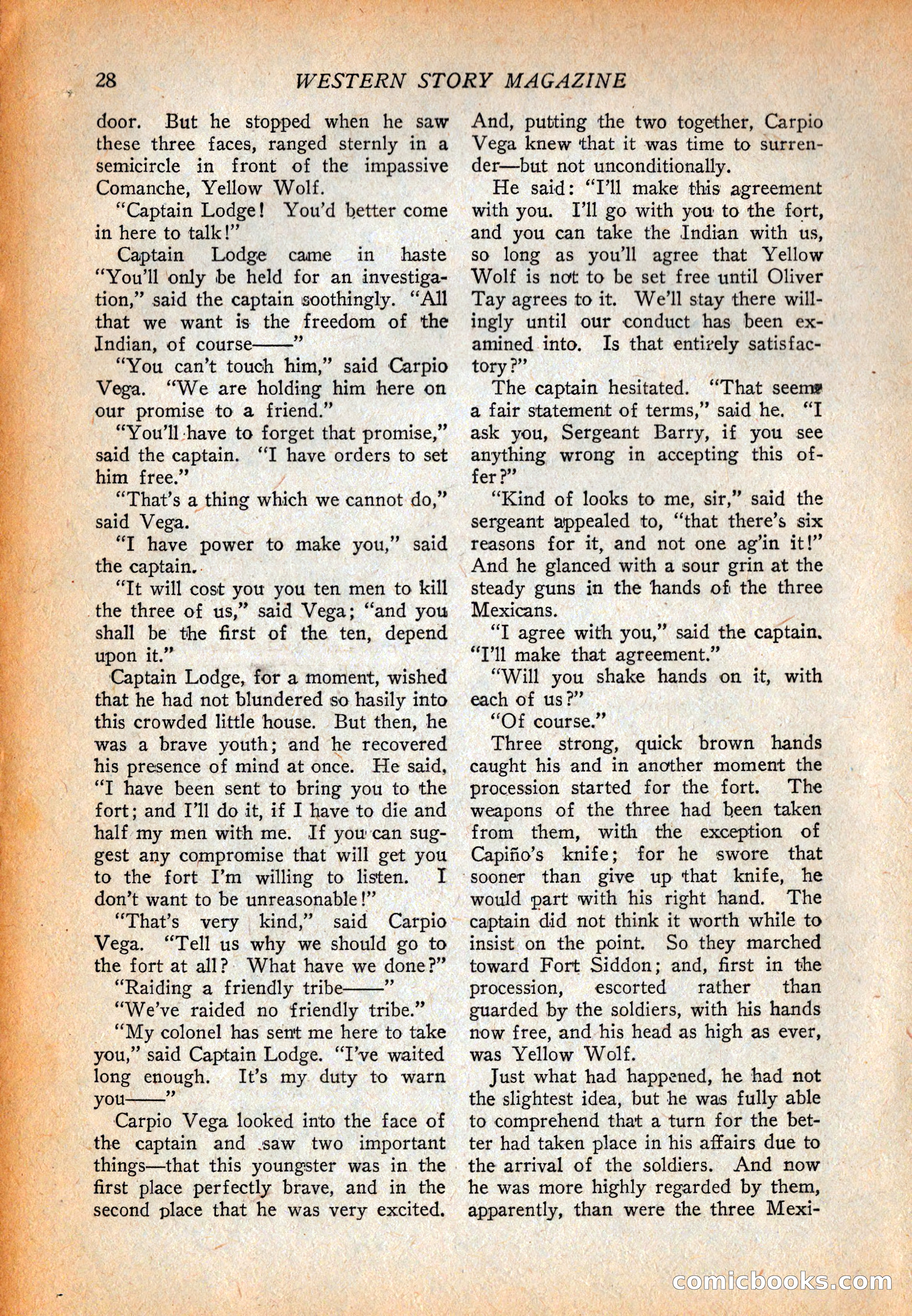 Western Story Magazine, October 2, 1926 — page 30 of 172