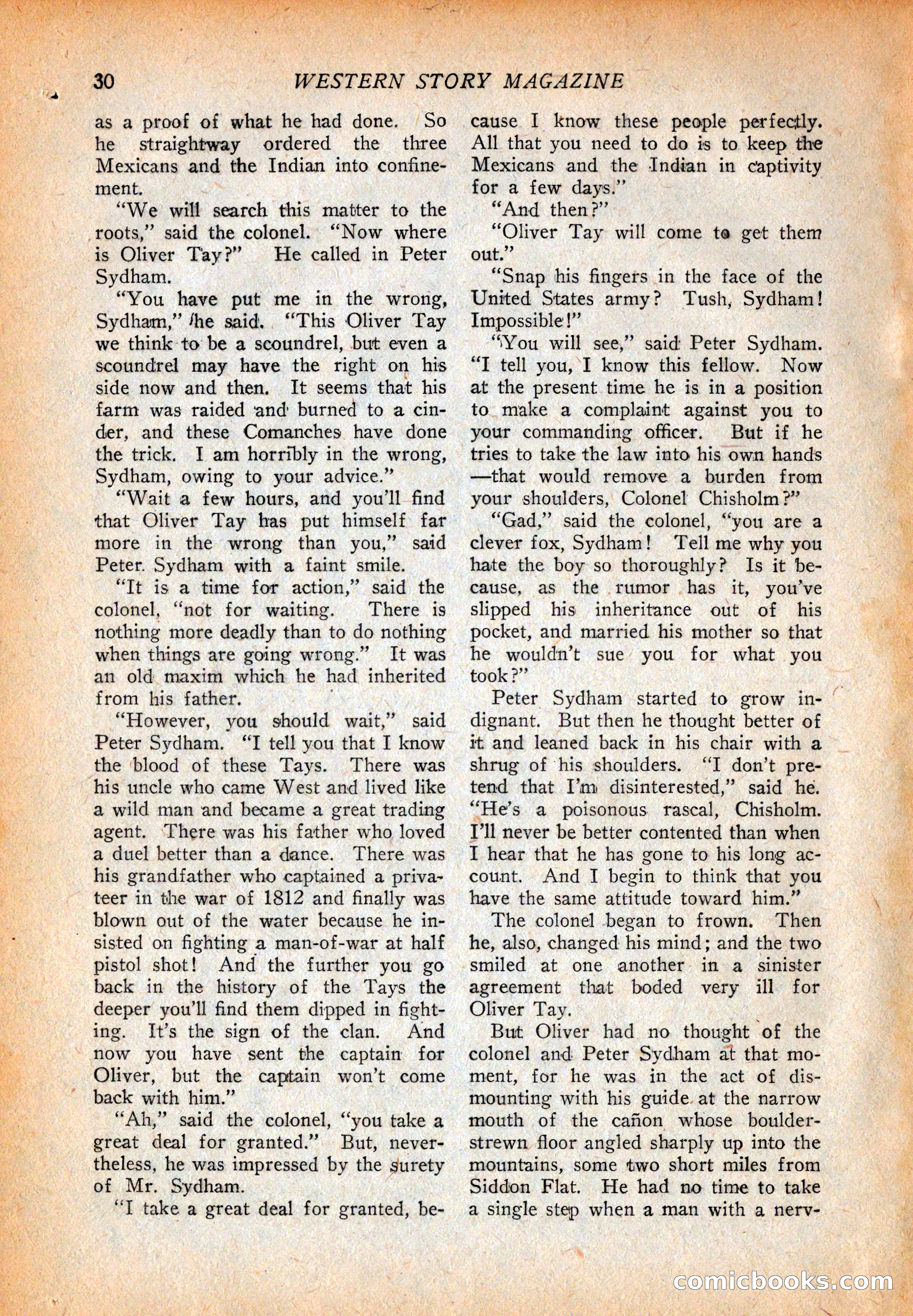 Western Story Magazine, October 2, 1926 — page 32 of 172