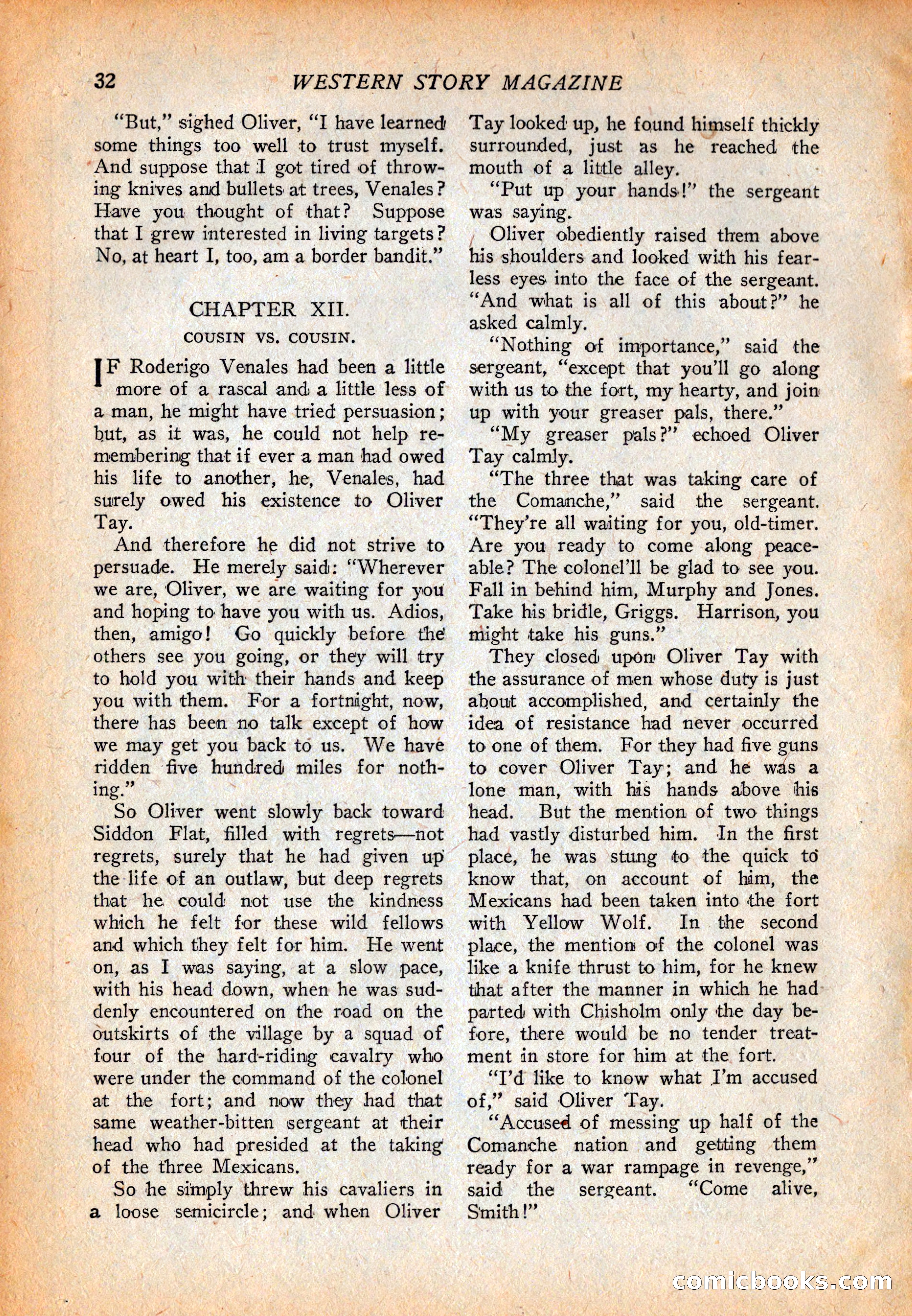 Western Story Magazine, October 2, 1926 — page 34 of 172