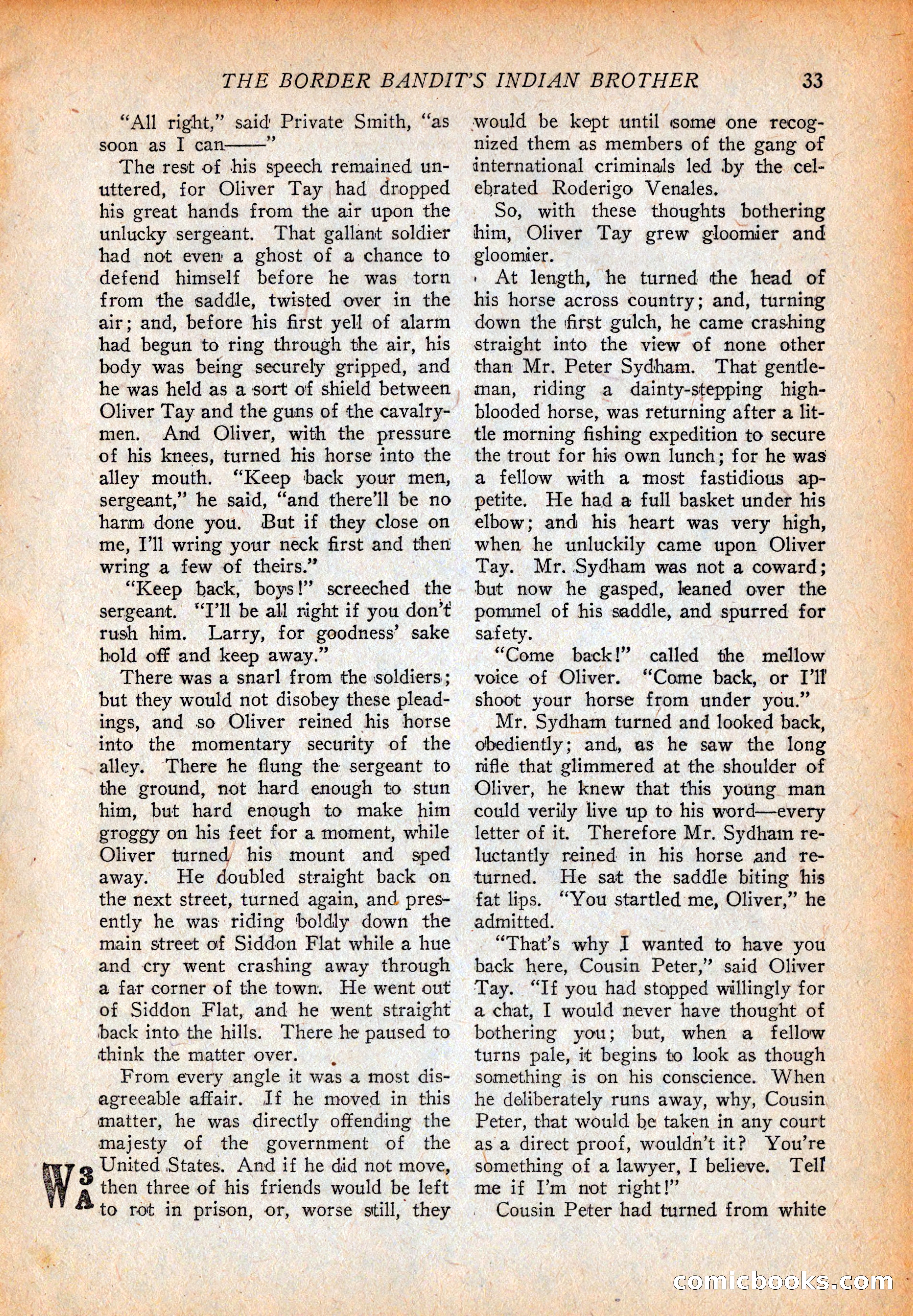 Western Story Magazine, October 2, 1926 — page 35 of 172