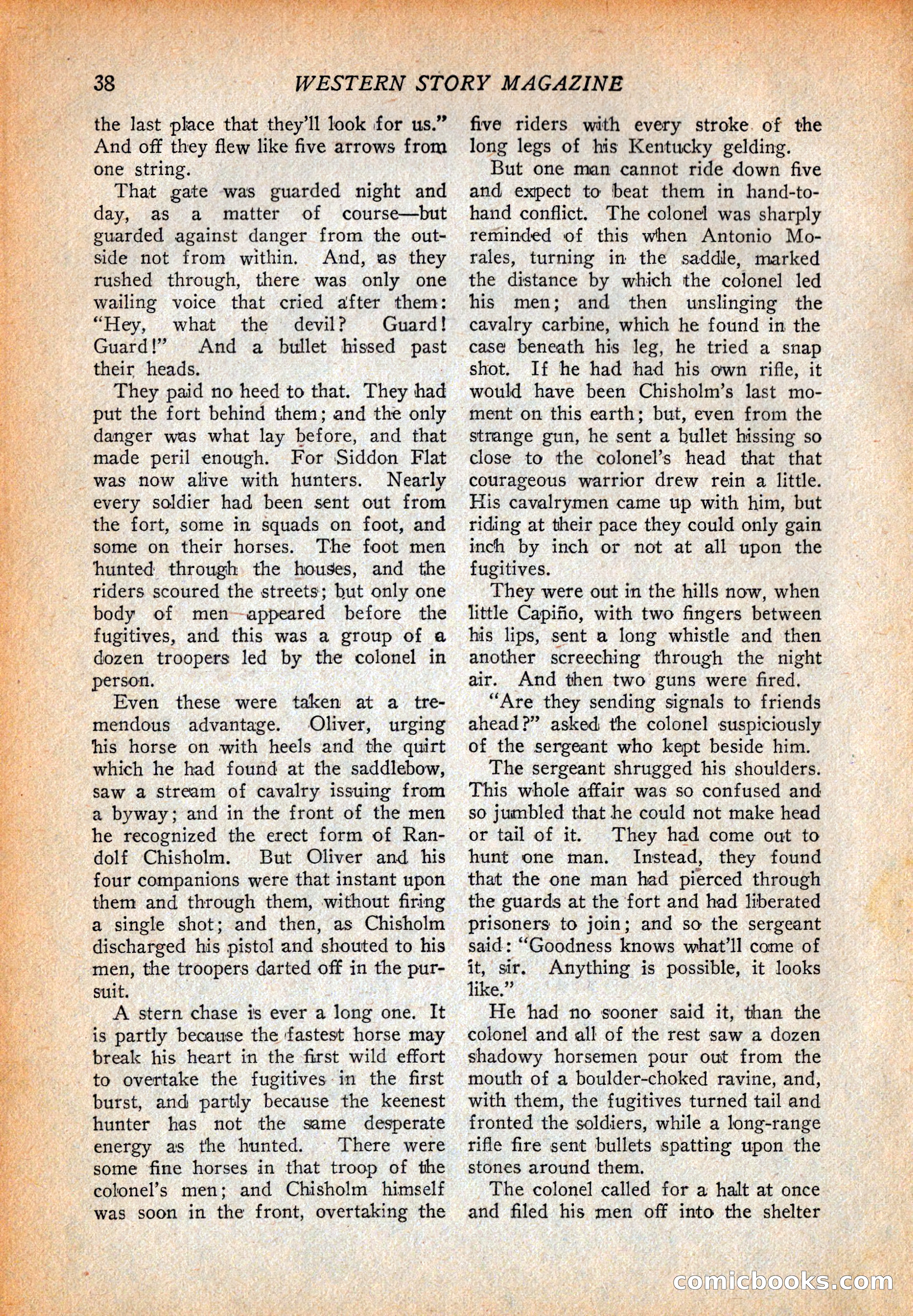 Western Story Magazine, October 2, 1926 — page 40 of 172