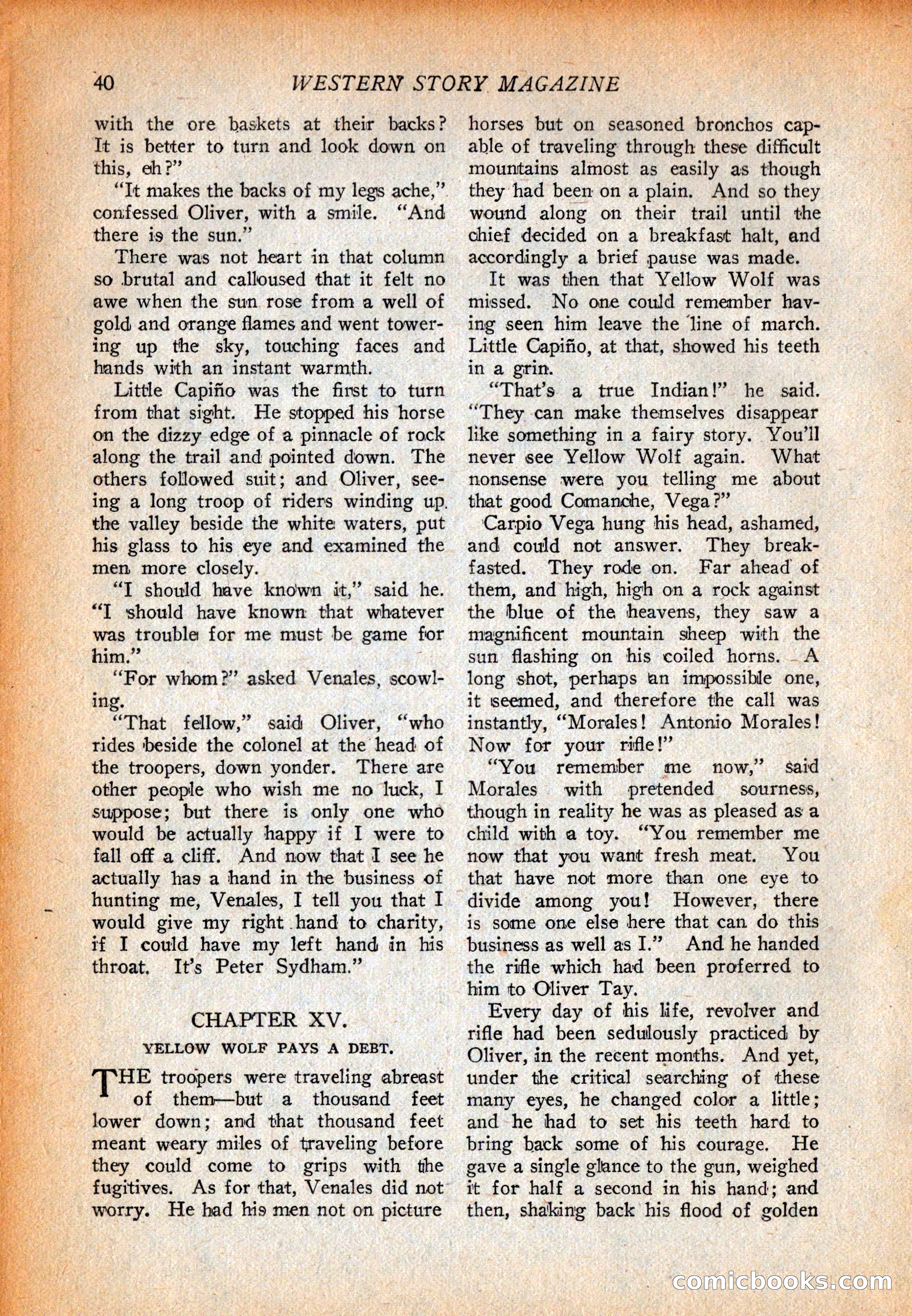 Western Story Magazine, October 2, 1926 — page 42 of 172