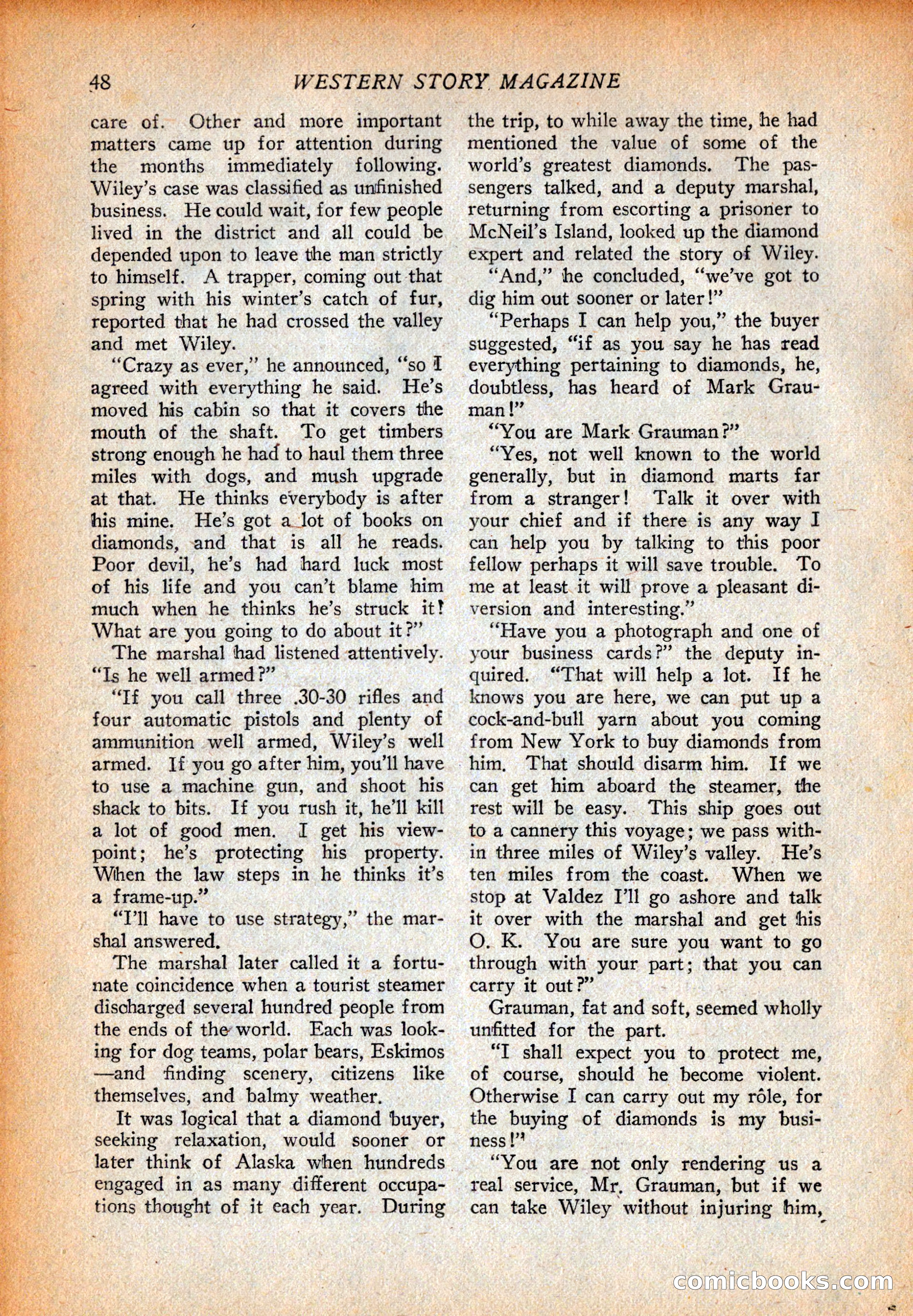 Western Story Magazine, October 2, 1926 — page 50 of 172